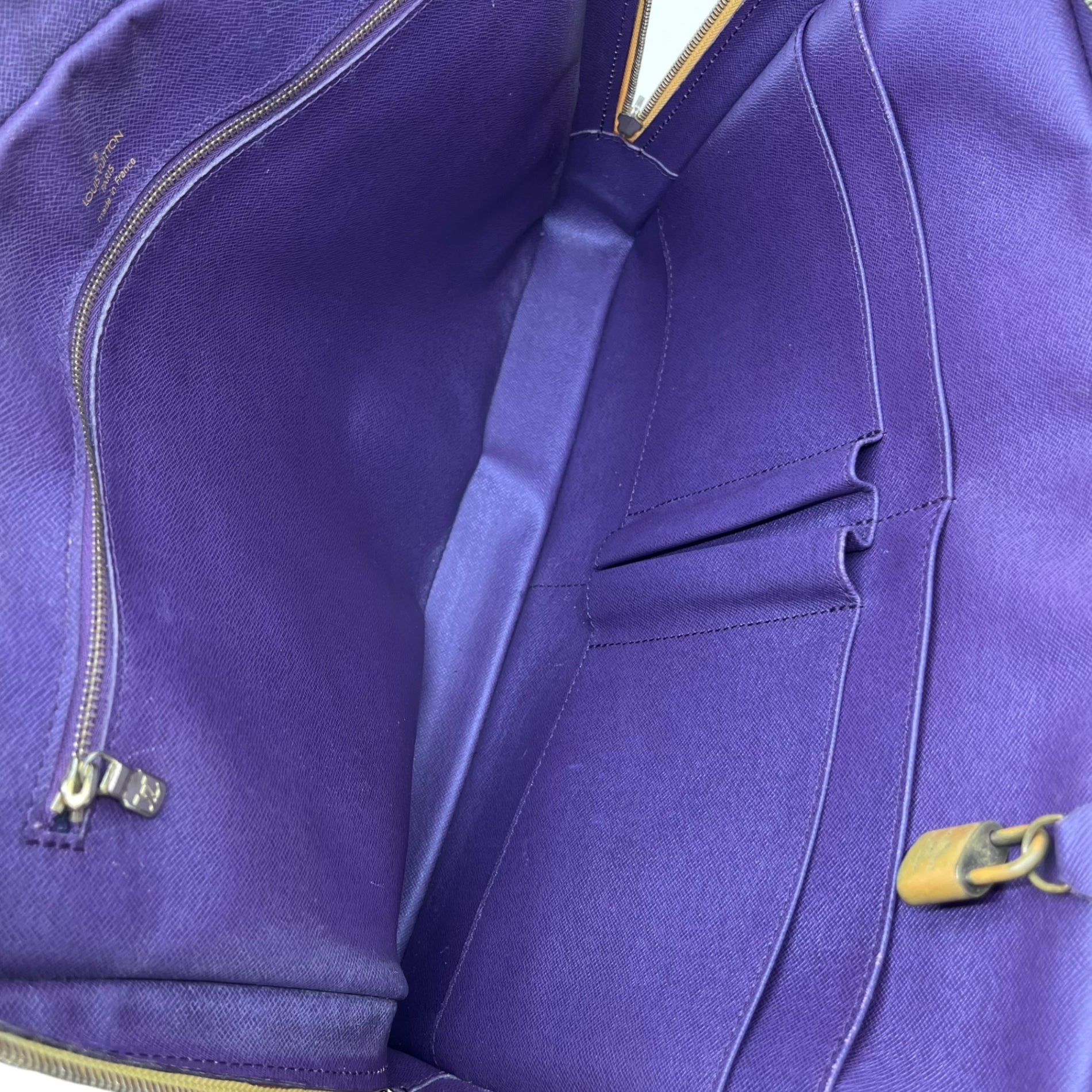 LOUIS VUITTON(ルイヴィトン) Porte de Cumin Voyage ポルト ドキュマン ヴォワヤージュ エピ M54476 イエロー ネームタグ付き ブリーフケース ハンドバッグ ビジネス