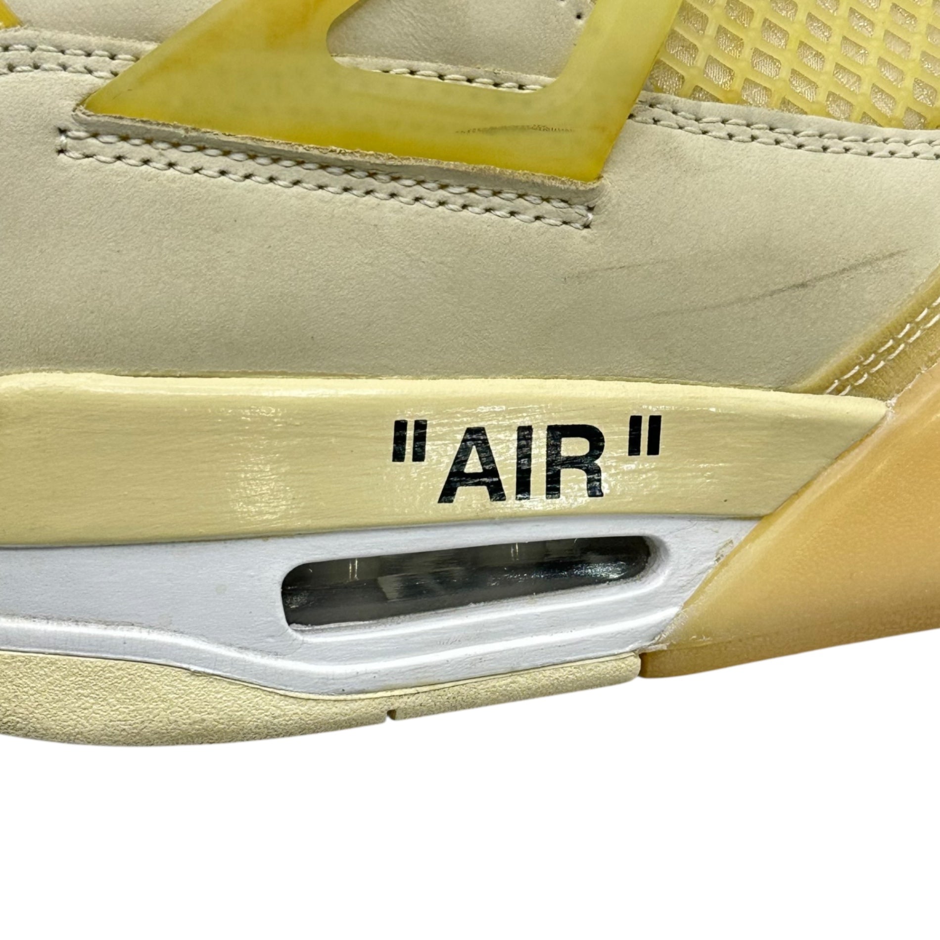 NIKE×Off-White(ナイキ×オフホワイト) Women's Air Jordan 4 SP "Sail" エアジョーダン 4 セイル CV9388-100 28cm アイボリー×ホワイト コラボ スニーカー