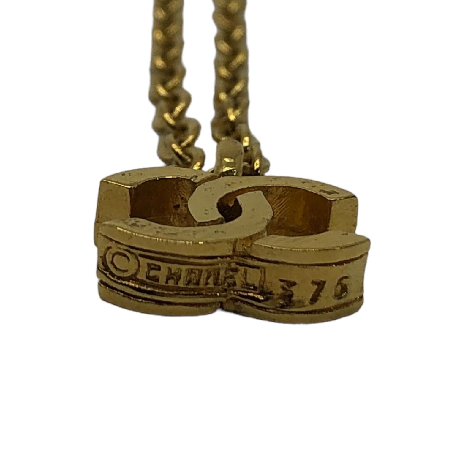 CHANEL(シャネル) 70's coco mark chain necklace ココマーク チェーン ネックレス ゴールド 刻印376 70年代 ヴィンテージ ジュエリー ペンダント