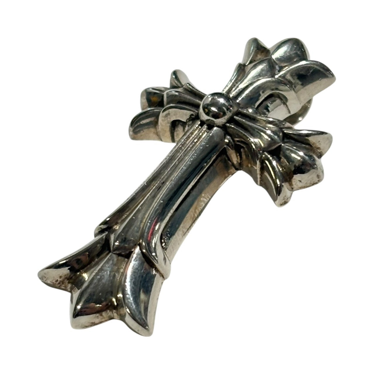 CHROME HEARTS(クロムハーツ) DBL CH CRS SML スモール ダブル CH クロス ペンダント トップ SML シルバー インボイス原本、革袋付