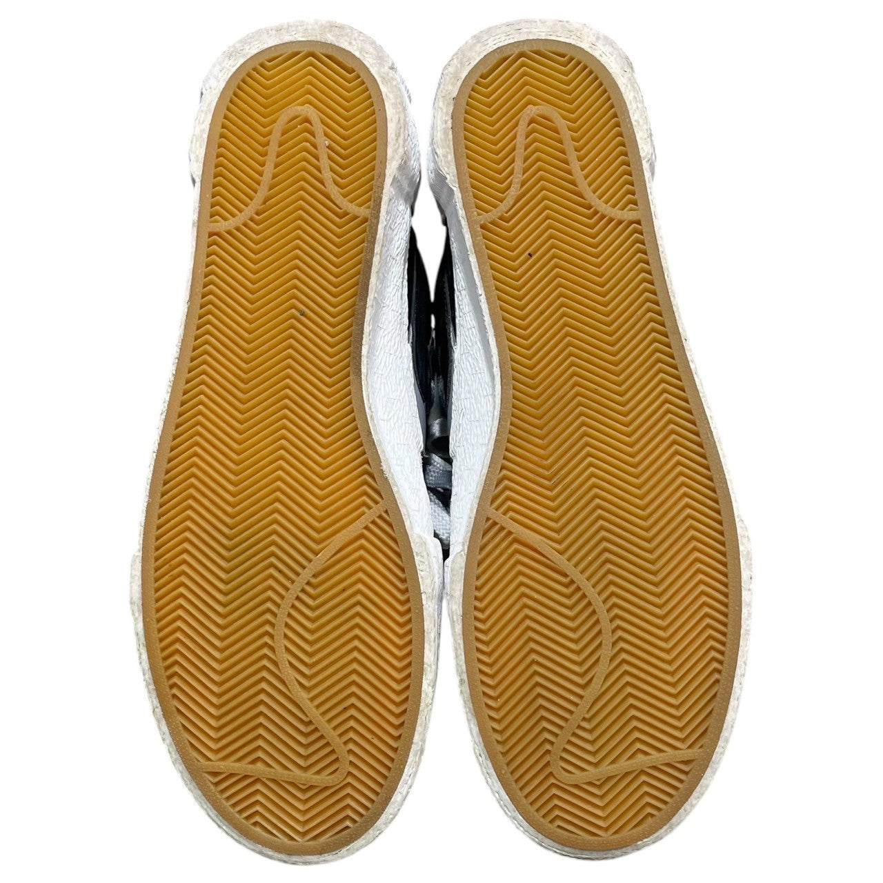 sacai × NIKE(サカイ×ナイキ) BLAZER MID "BLACK/WOLF GREY/WHITE" ブレザー ミッド スニーカー ハイカット BV0072-002 28.0cm ブラック×ホワイト