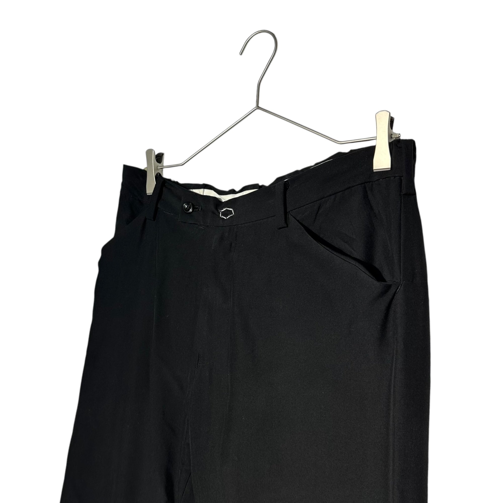 SUNSEA(サンシー) 19SS SNM-BLUE TEKETEKE PANTS スーパーナイスマテリアルブルー テケテケ パンツ スラックス 19S53 3(L) ブラック 定番人気商品