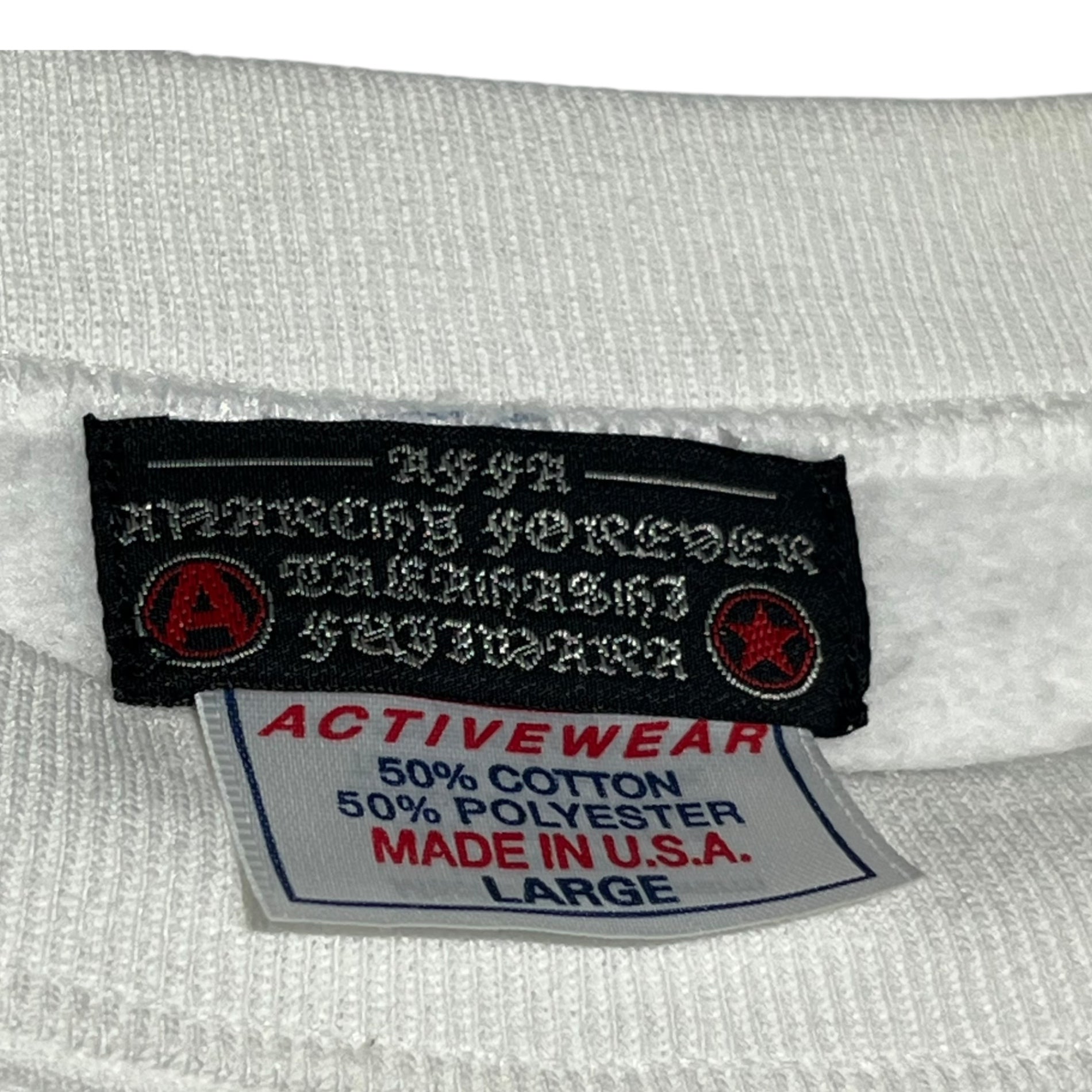 AFFA(エーエフエフエー) 98-99AW thinker sweatshirts 思想家 スウェット L ホワイト×ブラック