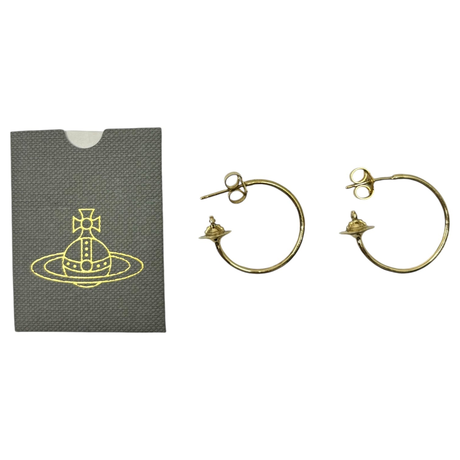 Vivienne Westwood(ヴィヴィアンウエストウッド) ROSEMARY hoop orb earrings ローズマリー フープ オーブ ピアス ゴールド アクセサリー