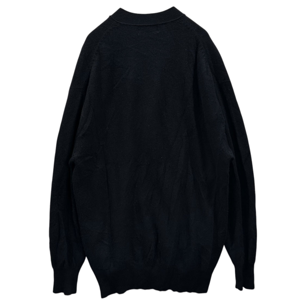 COMME des GARCONS HOMME(コムデギャルソンオム) 1980's All-Cashmere 5-Button Cardigan オール カシミヤ 5ボタン カーディガン HN-050030 FREE ダークネイビー AD表記無 80s アーカイブ 川久保玲本人期