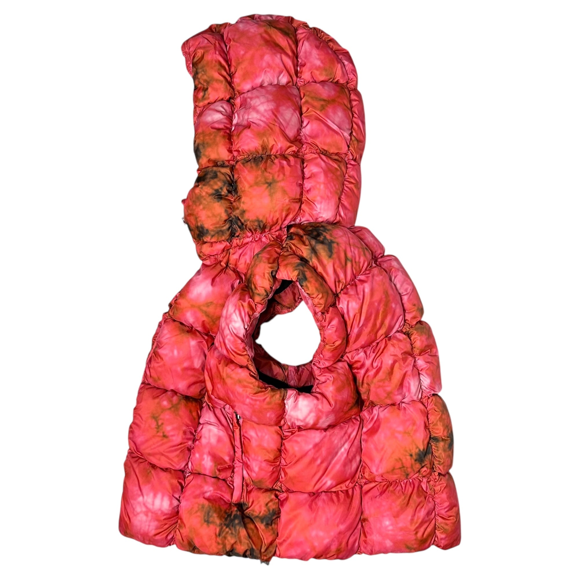 DIESEL(ディーゼル) 23AW W-Ralla-SL Jacket タイダイ柄 ダウン ベストフーディ A11453 46 ピンク