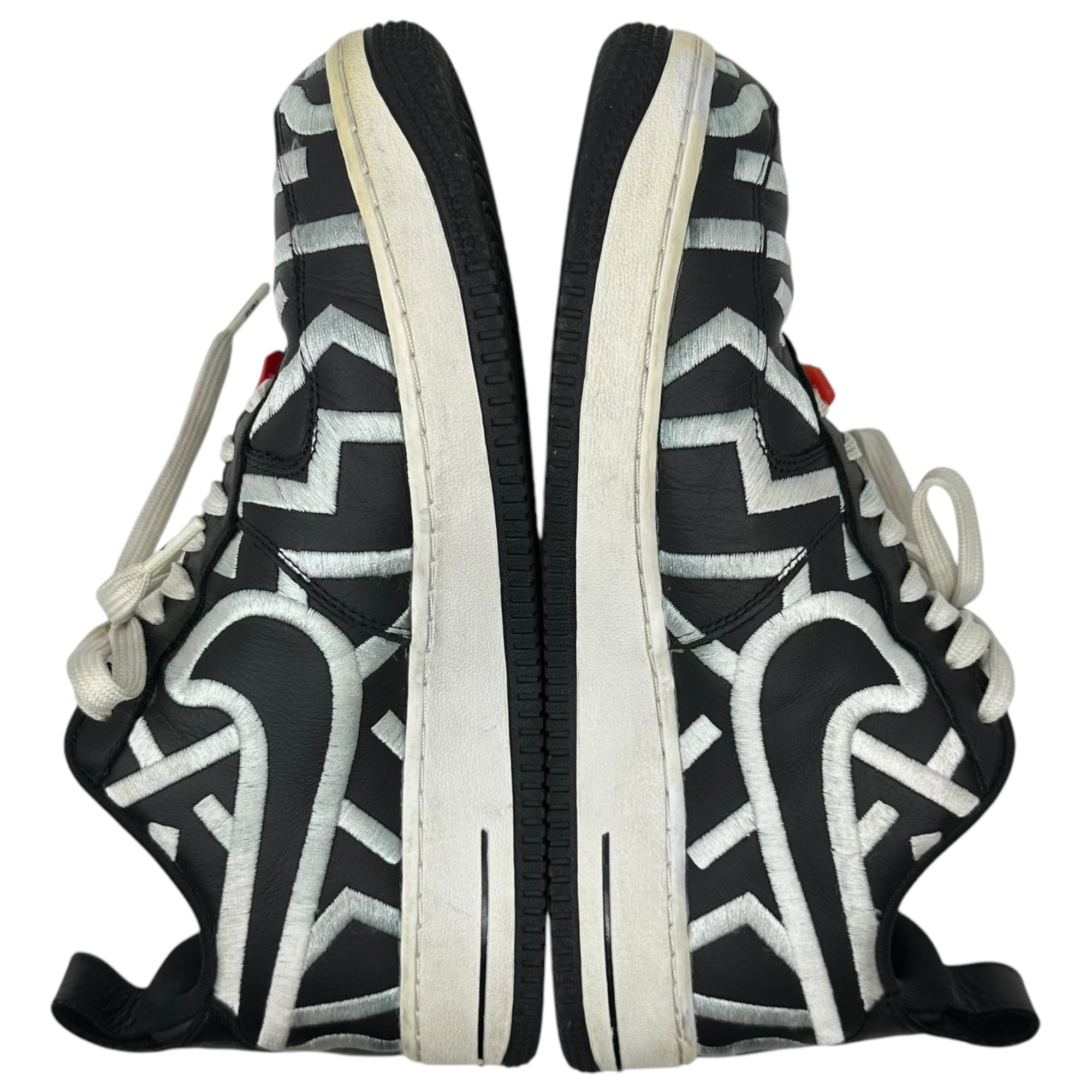 NIKE(ナイキ) ×KARABO POPPY BY YOU AIR FORCE 1 LOW カラボ ポピー エアフォース1 CT1975-992 27.5cm ブラック NIKE By You ID ローカット スニーカー