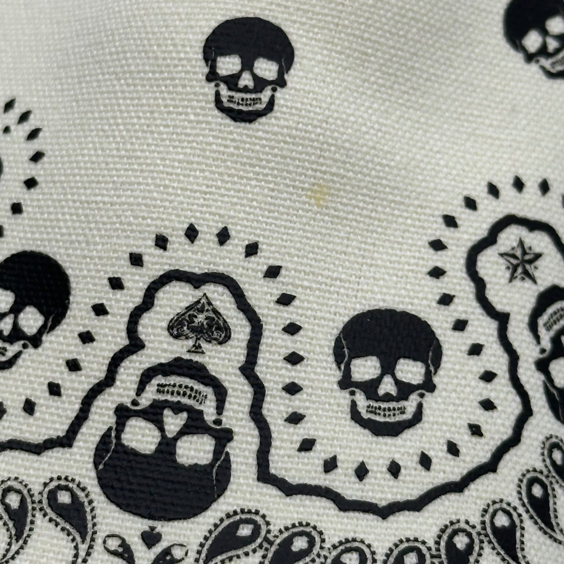 VANS(バンズ) LASSIC SLIP-ON クラシック スリッポン ドクロ ペイズリー VN0A33TB42S 26.5cm ホワイト スニーカー