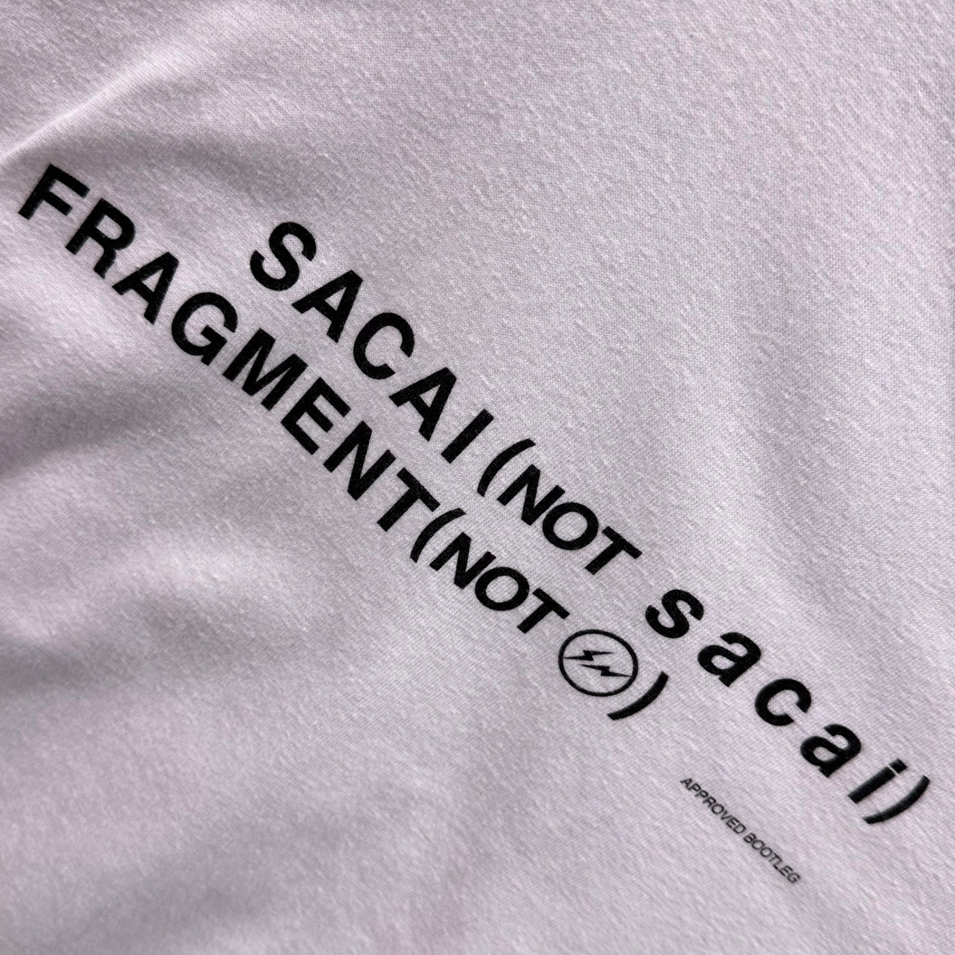 sacai×FRAGMENT DESIGN(サカイ×フラグメントデザイン) 17SS Sacai Fragment Design S/S T-Shirt 半袖 Tシャツ 17-01691M 3 ホワイト