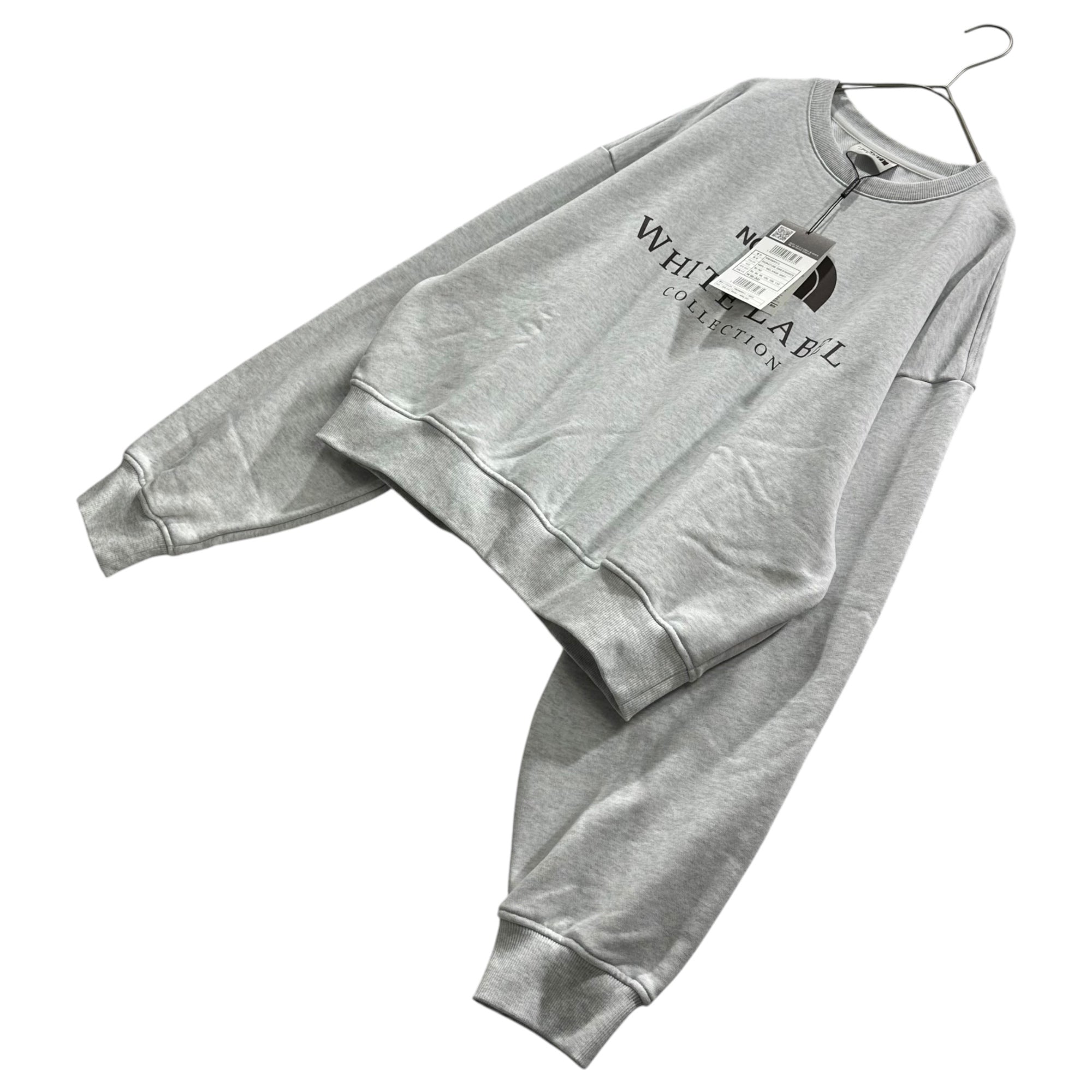 THE NORTH FACE(ノースフェイス) SIGNATURE SWEATSHIRTS シグネチャー スウェット NM5MR51L M ライトグレー ロゴ