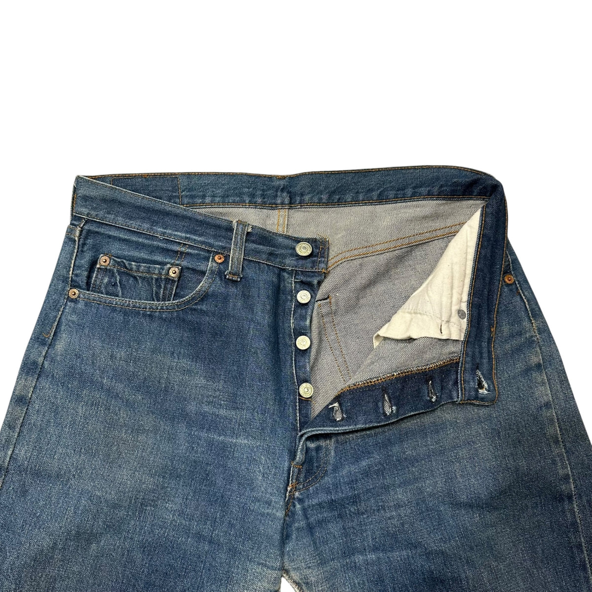 Levi's(リーバイス) 1980’s 80’s 501 late 66 Vintage Denim Pants 66後期 ヴィンテージ デニム パンツ W35(実寸約88cm) インディゴ 80年5月製造 6刻印 セルビッチ ヴィンテージ 収縮8%