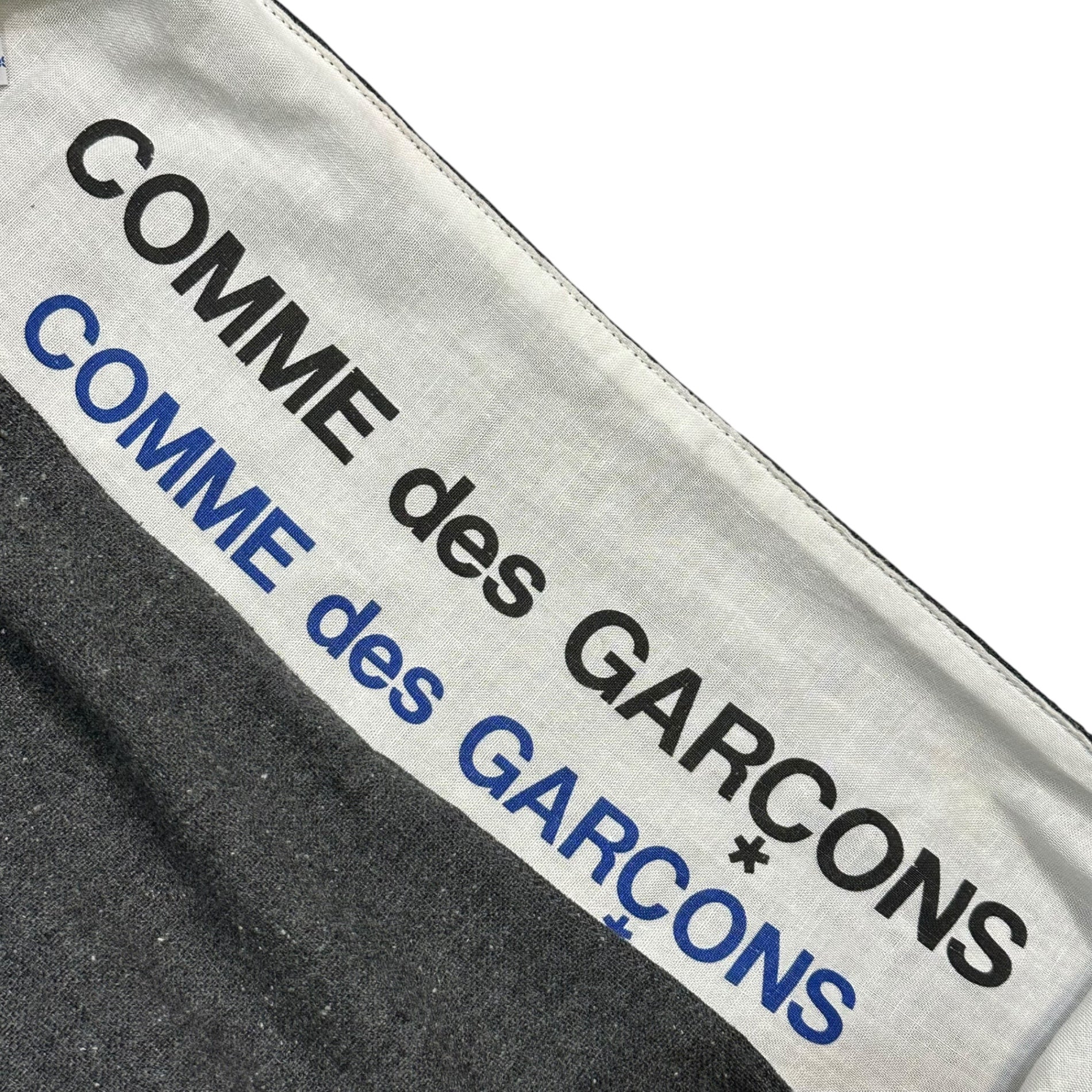 COMME des GARCONS COMME des GARCONS(コムデギャルソンコムデギャルソン) Wo/Co Reversible Shoulder Bag ウール コットン リバーシブル ショルダー バッグ グレー×ホワイト