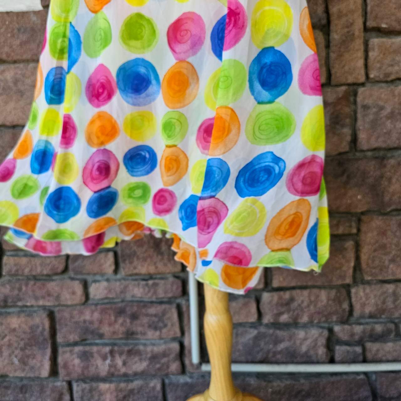 GIVENCHY(ジバンシィ) Uzu_90's~ multi-dot short sleeve dress マルチドット半袖ワンピース 44(Lサイズ程度) ミックス