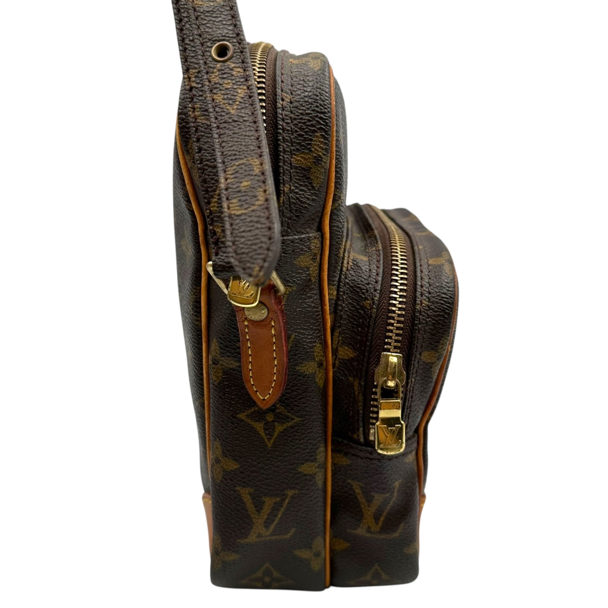 LOUIS VUITTON(ルイヴィトン) 2000's Amazon Monogram Shoulder Pouch アマゾン モノグラム ショルダー ポーチ バッグ M45236 ブラウン 製造番号:AR0090