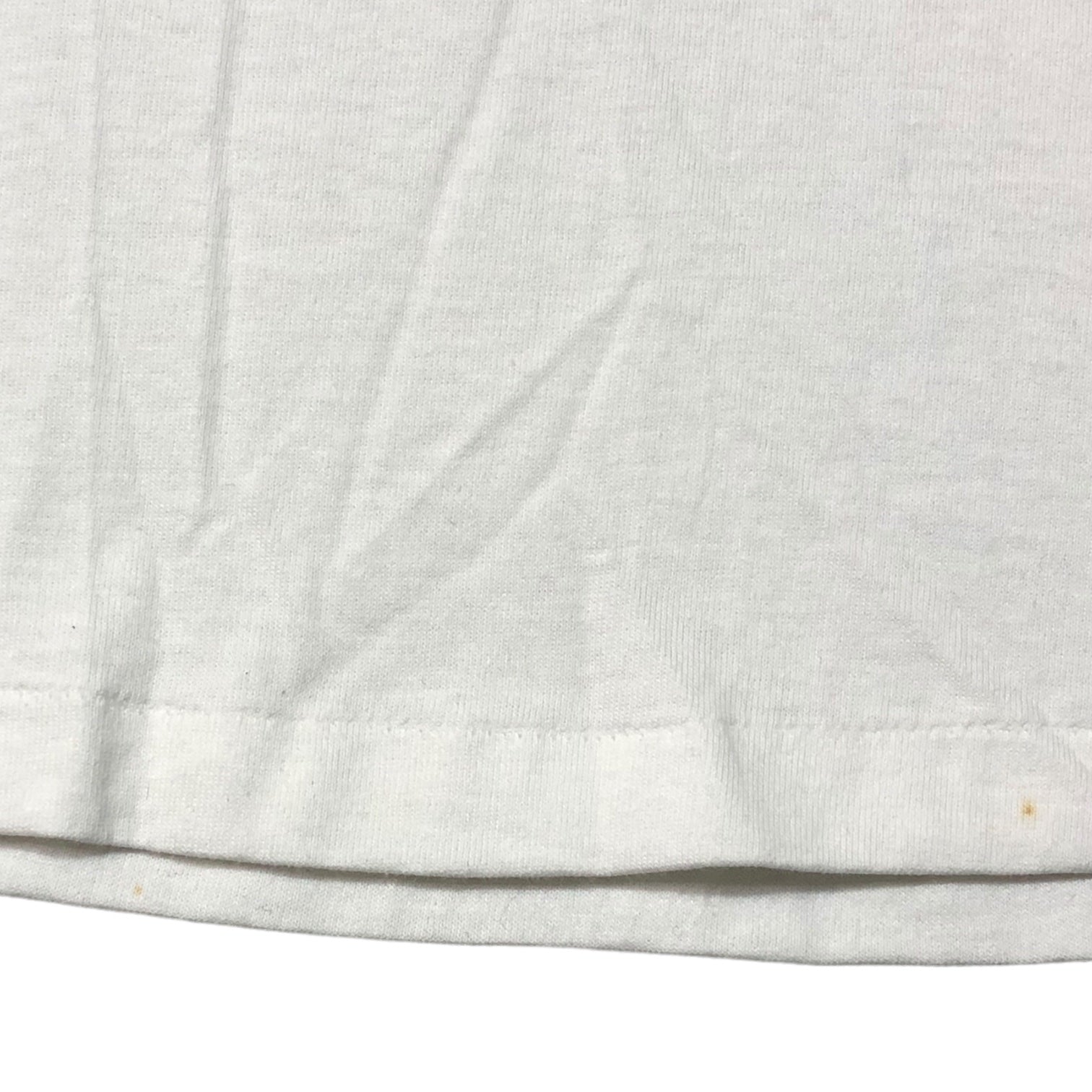 STUSSY(ステューシー) 90's HERCVLES ヘラクレス バックプリント Tシャツ 紺タグ SIZE L ホワイト×ブラック×ゴールド 90年代 OLD STUSSY