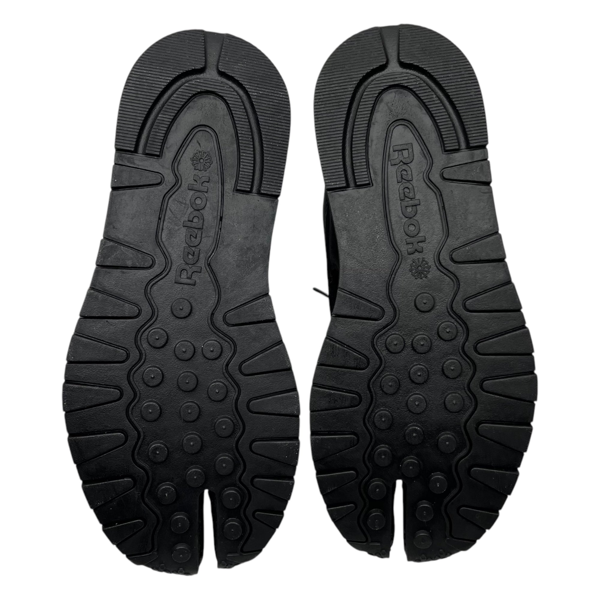 MAISON MARGIELA × REEBOK(メゾンマルジェラ × リーボック) CLASSIC LEATHER TABI HIGH "BLACK" クラシックレザー 足袋 ハイ スニーカー サンダル GX5041 24.0cm ブラック 箱付