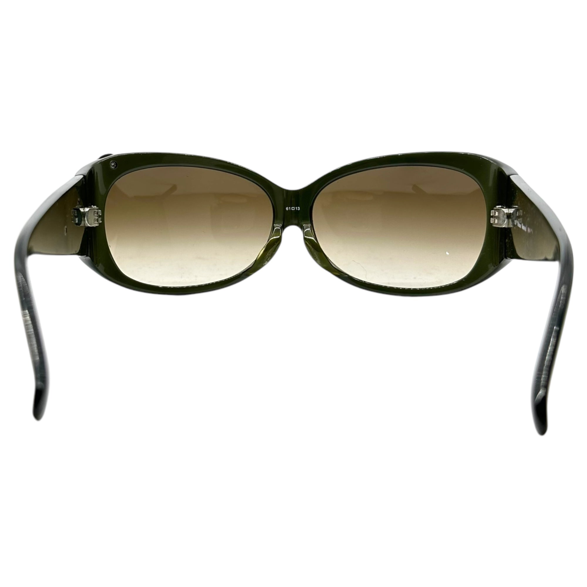 Vivienne Westwood(ヴィヴィアンウエストウッド) Ladybug Orb Logo Smoke Sunglasses てんとう虫 オーブ ロゴ スモーク サングラス VW-7731 61□13-130 オリーブ ロゴ