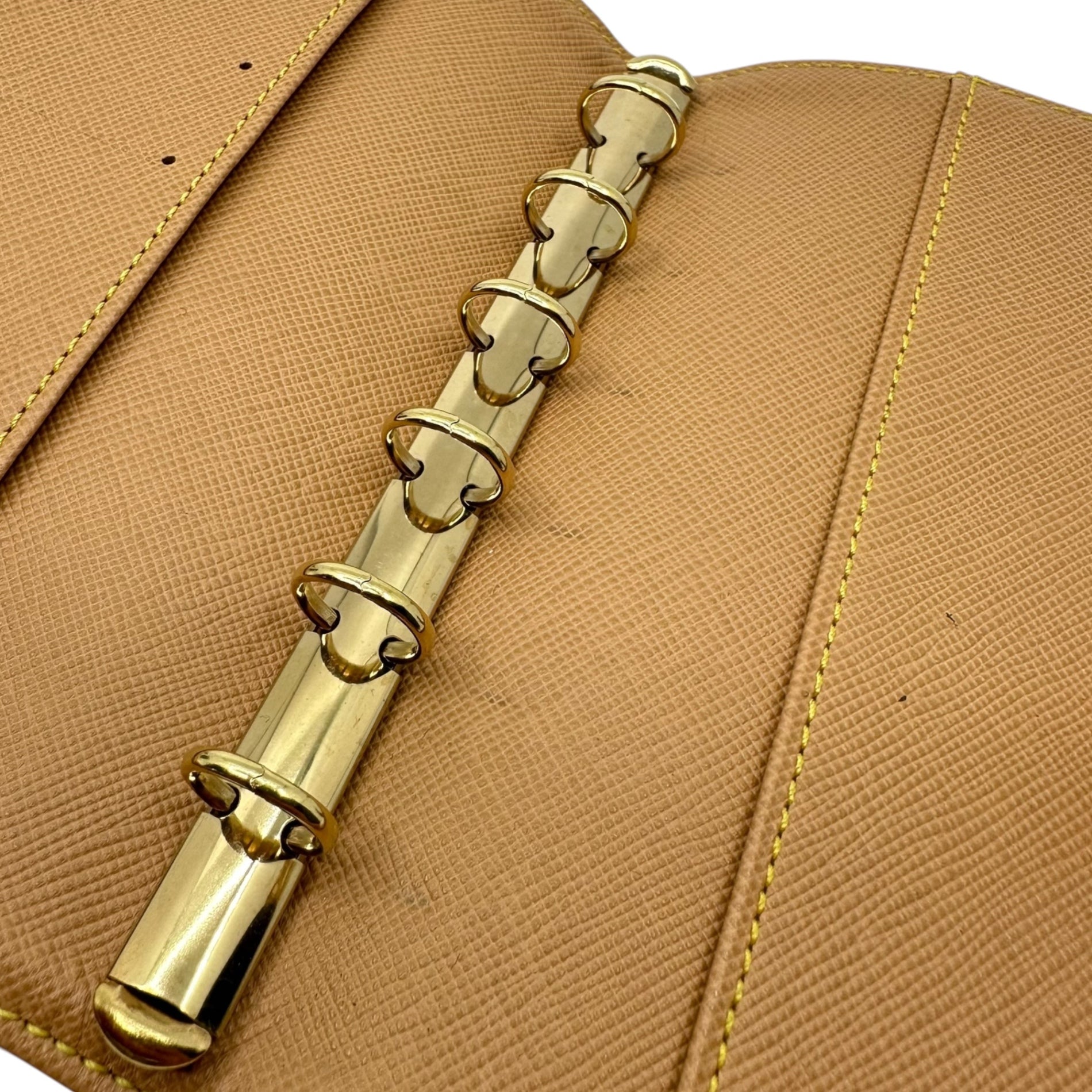 LOUIS VUITTON(ルイヴィトン) アジェンダPM ミニ モノグラム R20910 ホワイト×ネイビー CA1000 A6 手帳ケース