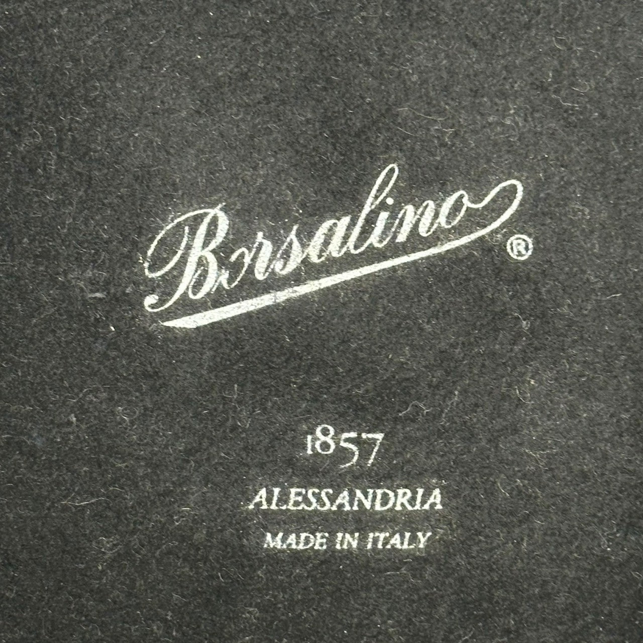 Borsalino(ボルサリーノ) Wool Medium Fold Over Hat 中折れ ハット ブラック ウール 帽子