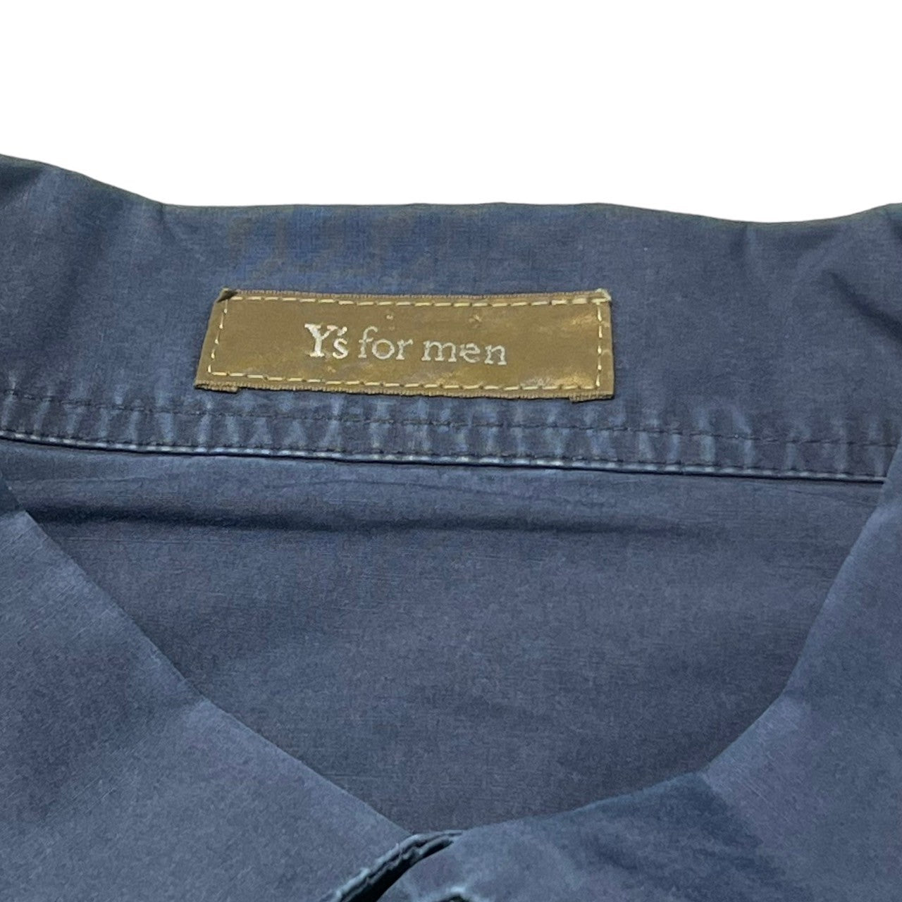 Y's for men(ワイズフォーメン) 90's oversized cotton shirt オーバーサイズ コットン シャツ MK-E09-001 表記無し(FREE) ネイビー 推定90年代初頭 ヴィンテージ アーカイブ 長袖