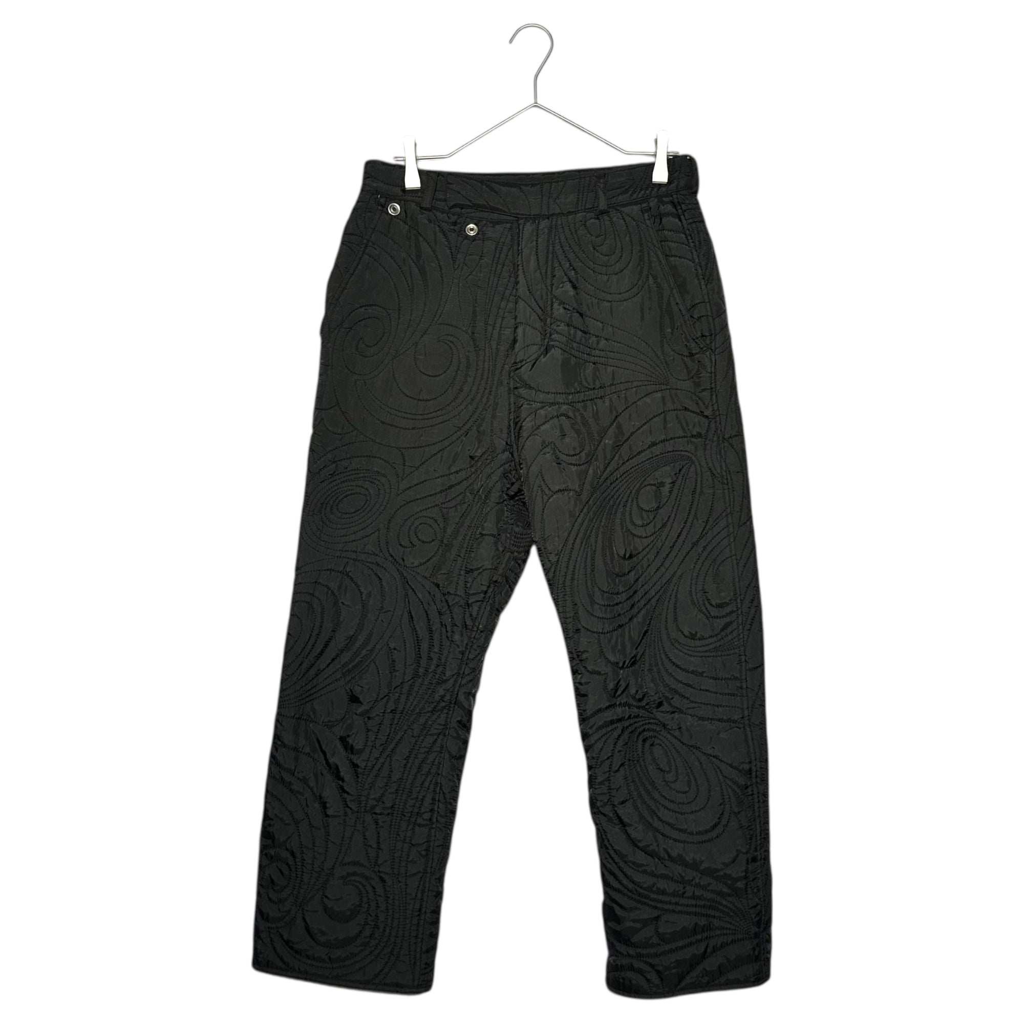 MASU(エムエーエスユー) PSYCHEDELIC QUILTING TROUSERS サイケデリック キルティング トラウザーズ パンツ MCFW-PT0621 44 ブラック