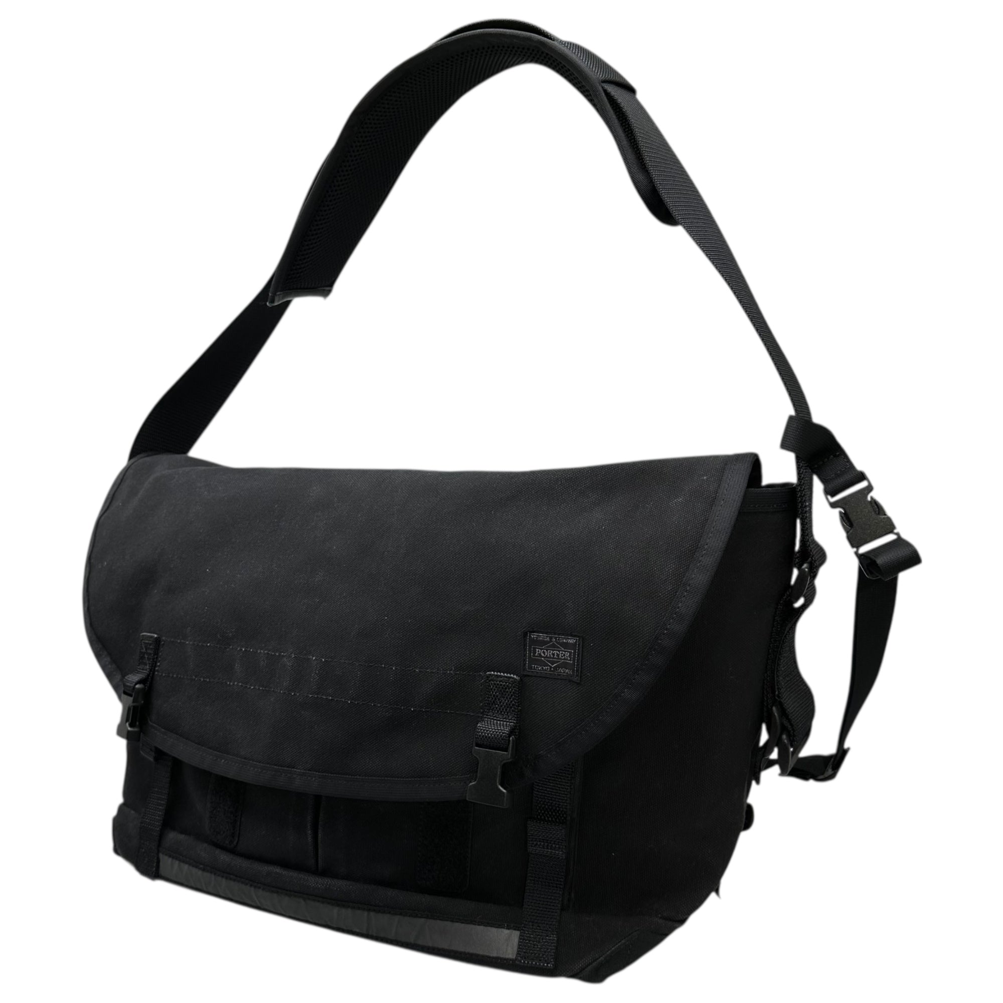PORTER(ポーター) LABOR MESSENGER BAG (L) レイバー メッセンジャー バッグ L ブラック ショルダー