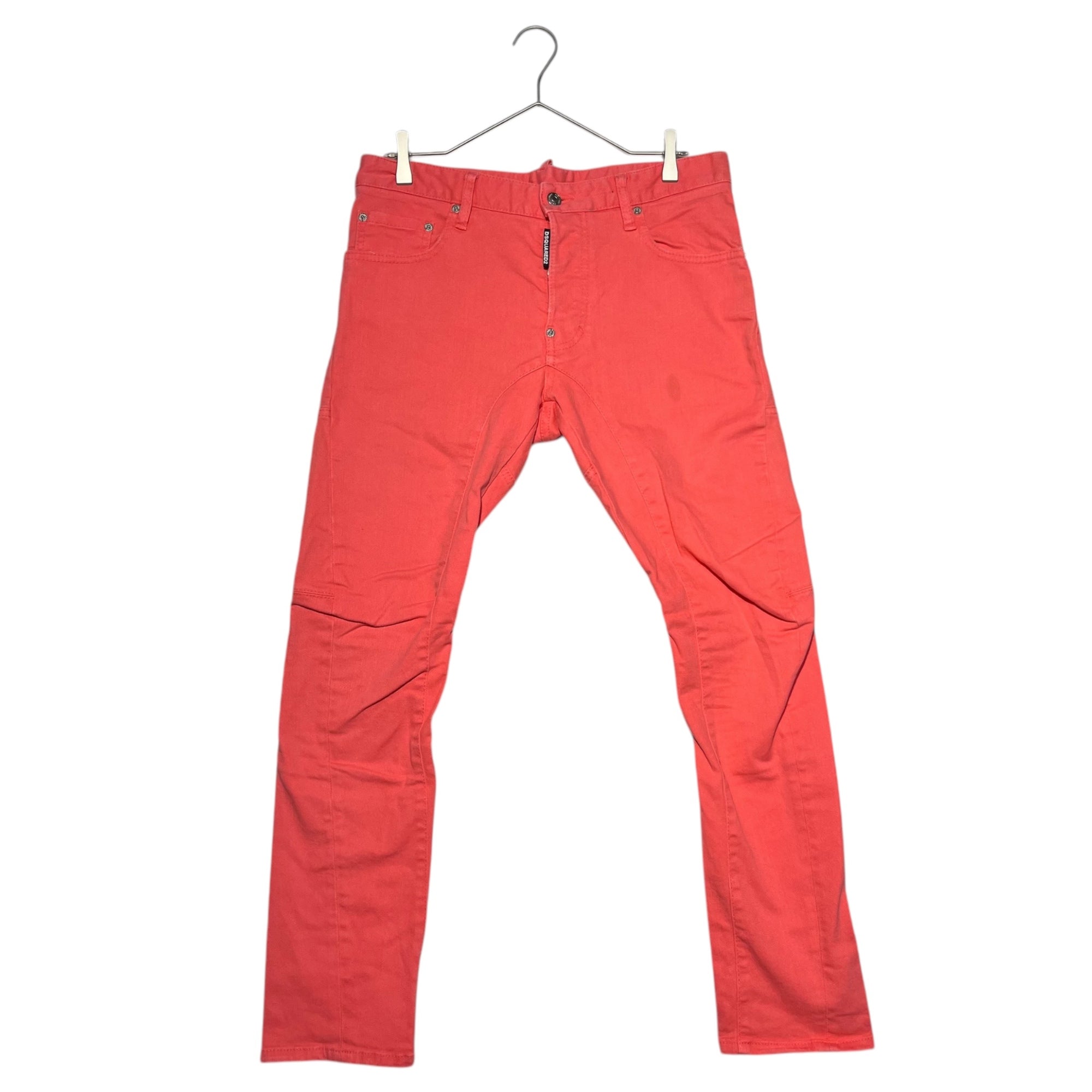 DSQUARED2(ディースクエアード) Tidy Biker Jean テディバイカー ピンクカラー スキニー デニム パンツ S71LB0115 46(M程度) ピンク