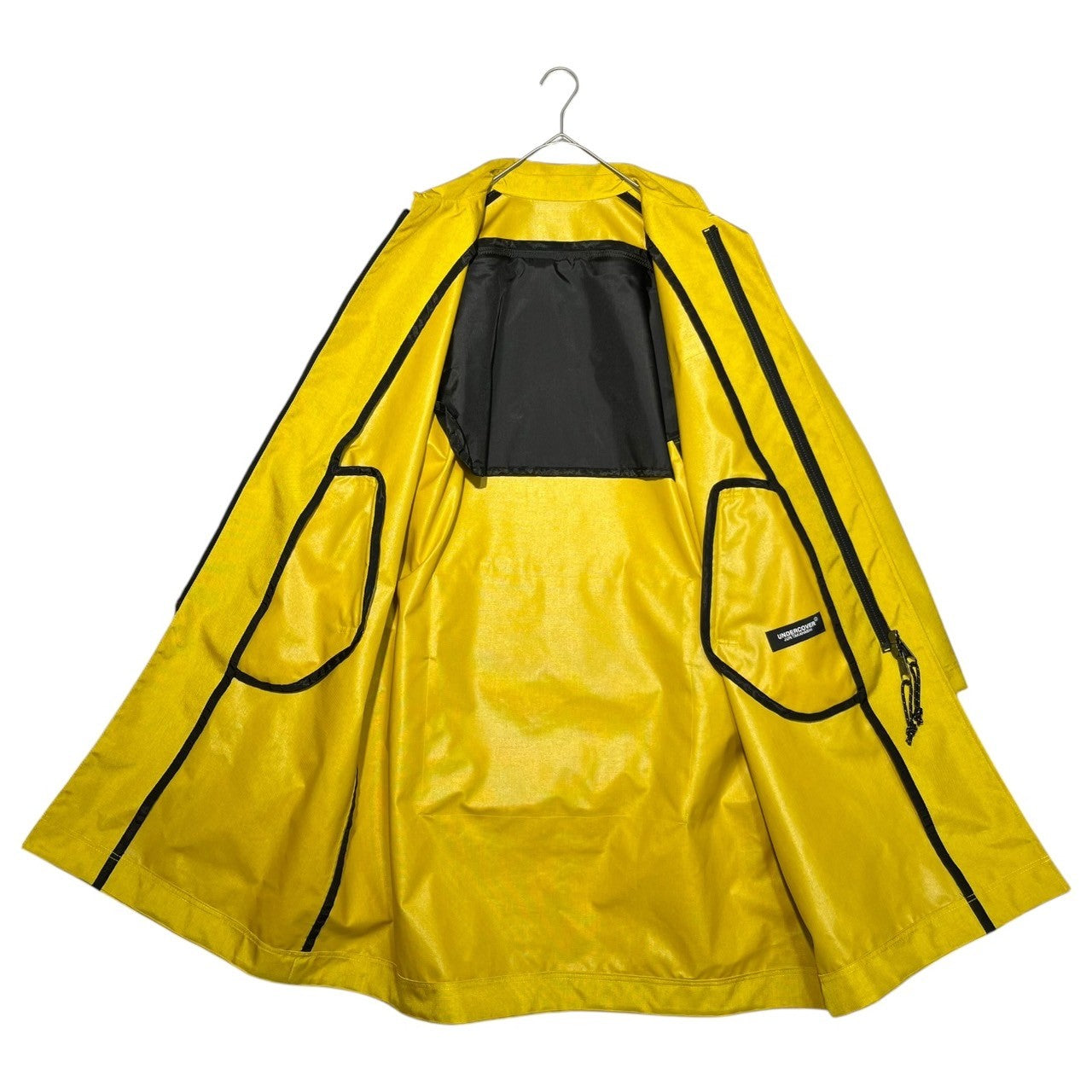 UNDERCOVER×EASTPAK(アンダーカバー×イーストパック) 21AW Nylon backpack coat ナイロン バックパック コート UC2A4307 2(実寸M程度) イエロー ステンカラー リュック ドッキング コラボ