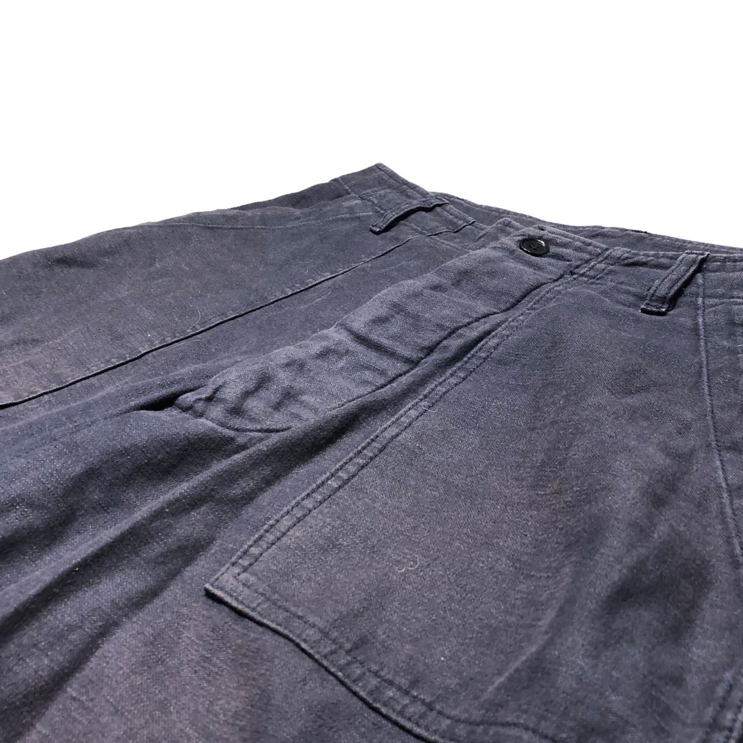 TENDERLOIN(テンダーロイン) military baker pants ミリタリー ベイカー パンツ S ネイビー