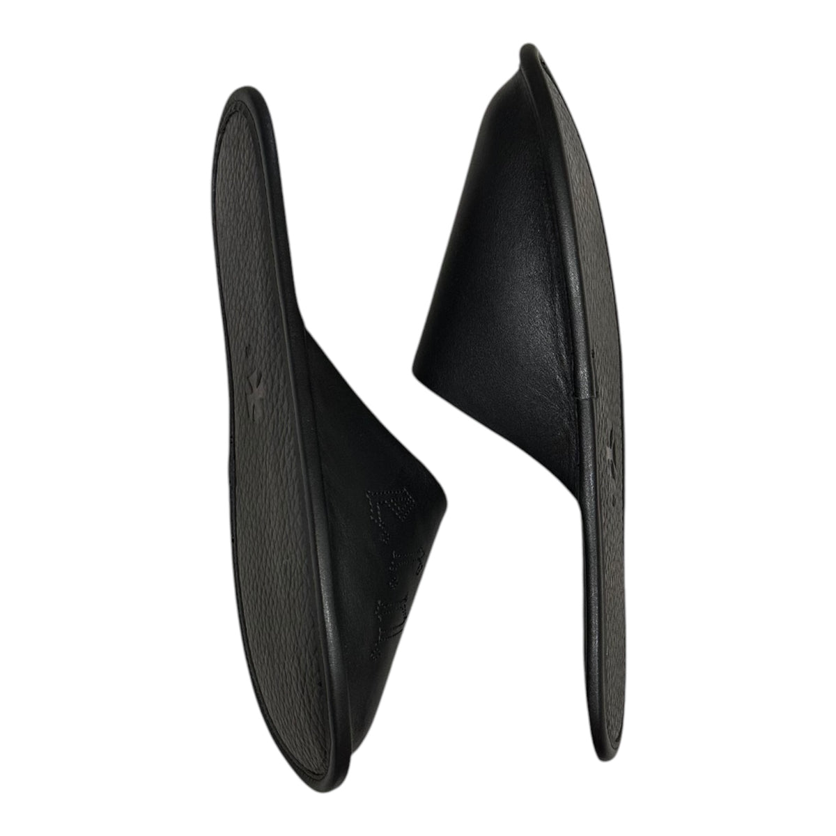 ENFANTS RICHES DÉPRIMÉS(アンファンリッシュデプリメ) Insole Stitching Lether Hotel Slipper インソール ステッチ ワーク レザー ホテル スリッパ サンダル 40 ブラック 稀少アイテム