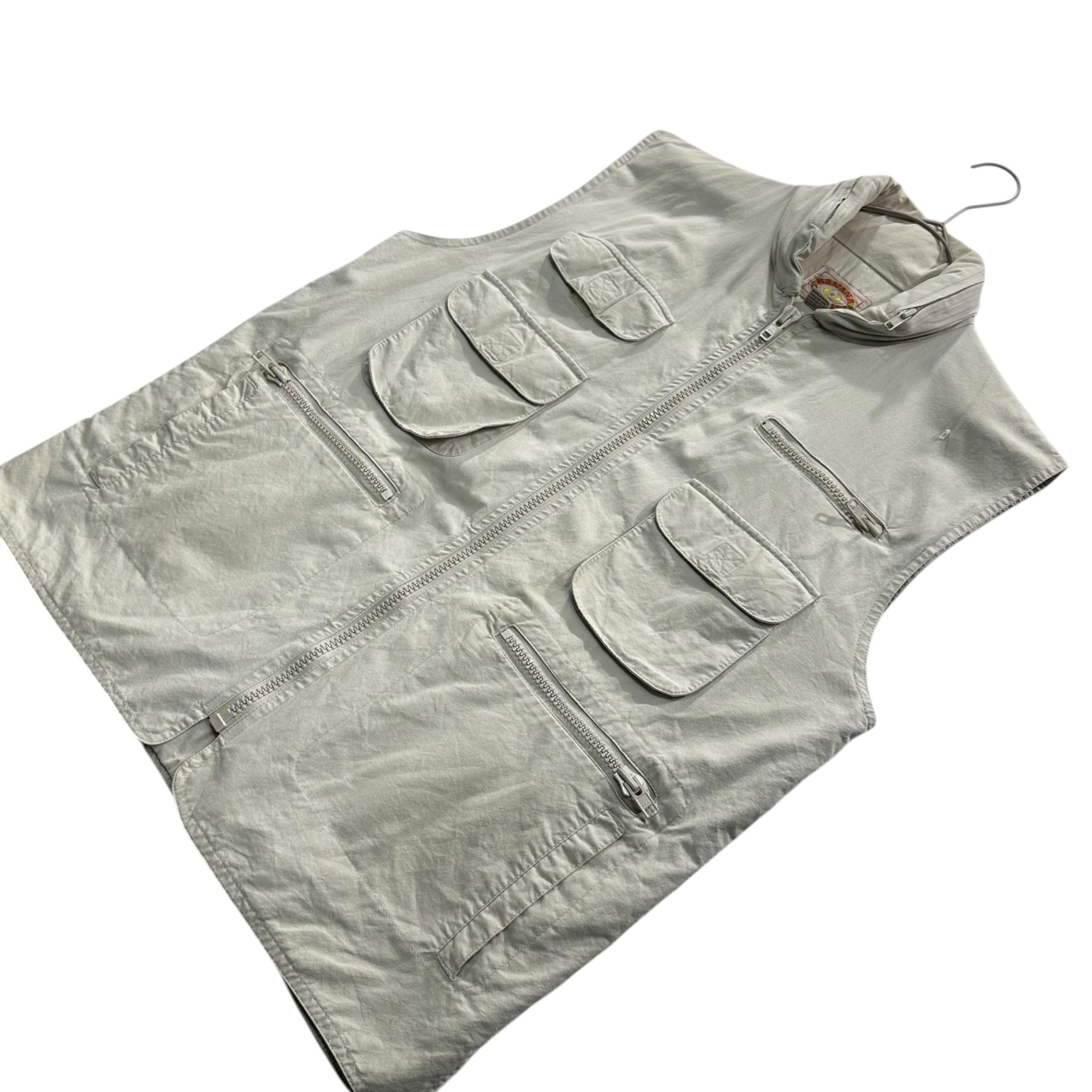 BANANA REPUBLIC(バナナリパブリック) 80's Vintage Work Vest ヴィンテージ ワーク ベスト L ベージュ 80年代