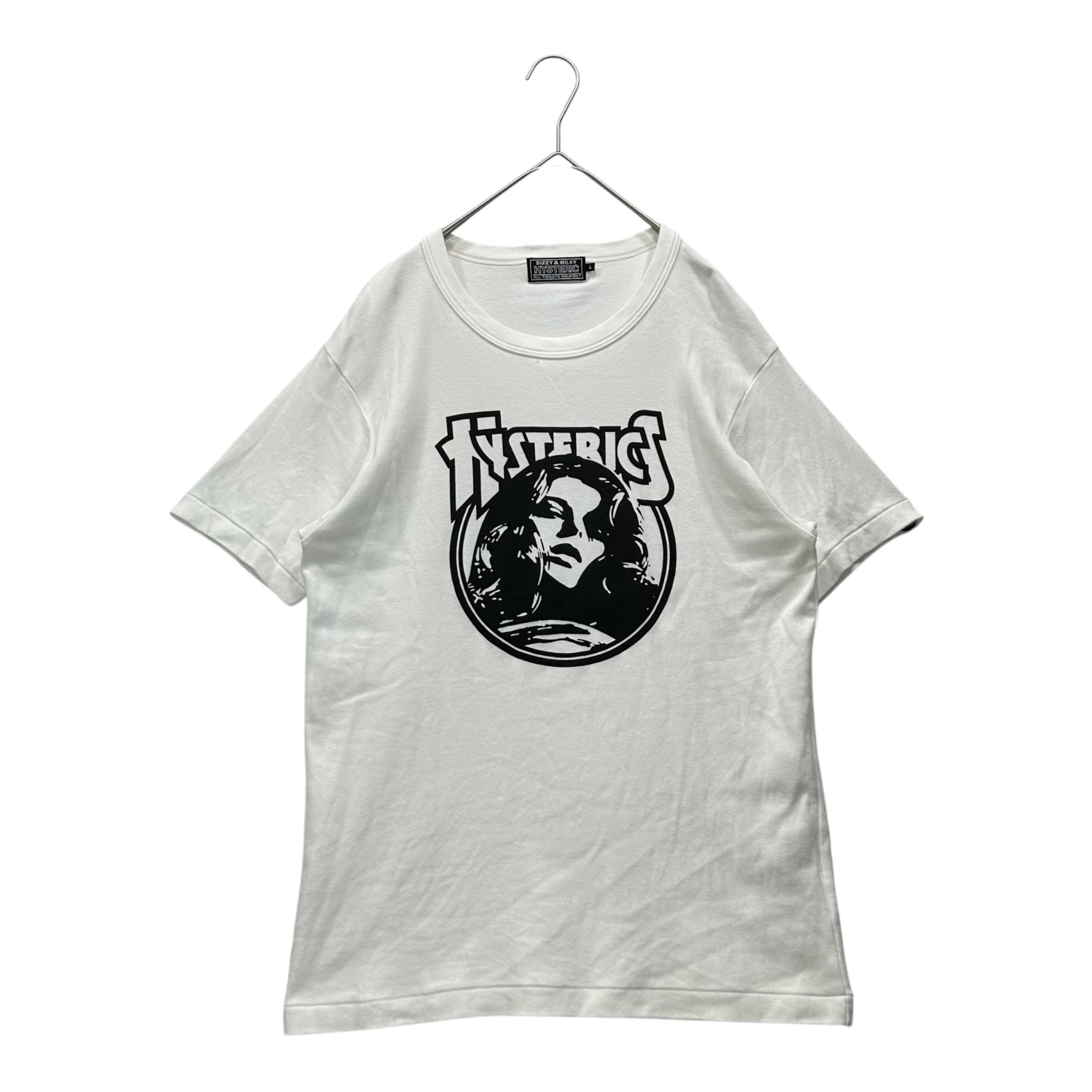 HYSTERIC GLAMOUR(ヒステリックグラマー) 25SS ENDLESS ROCK TEE プリント Tシャツ 02251CT13 L ホワイト