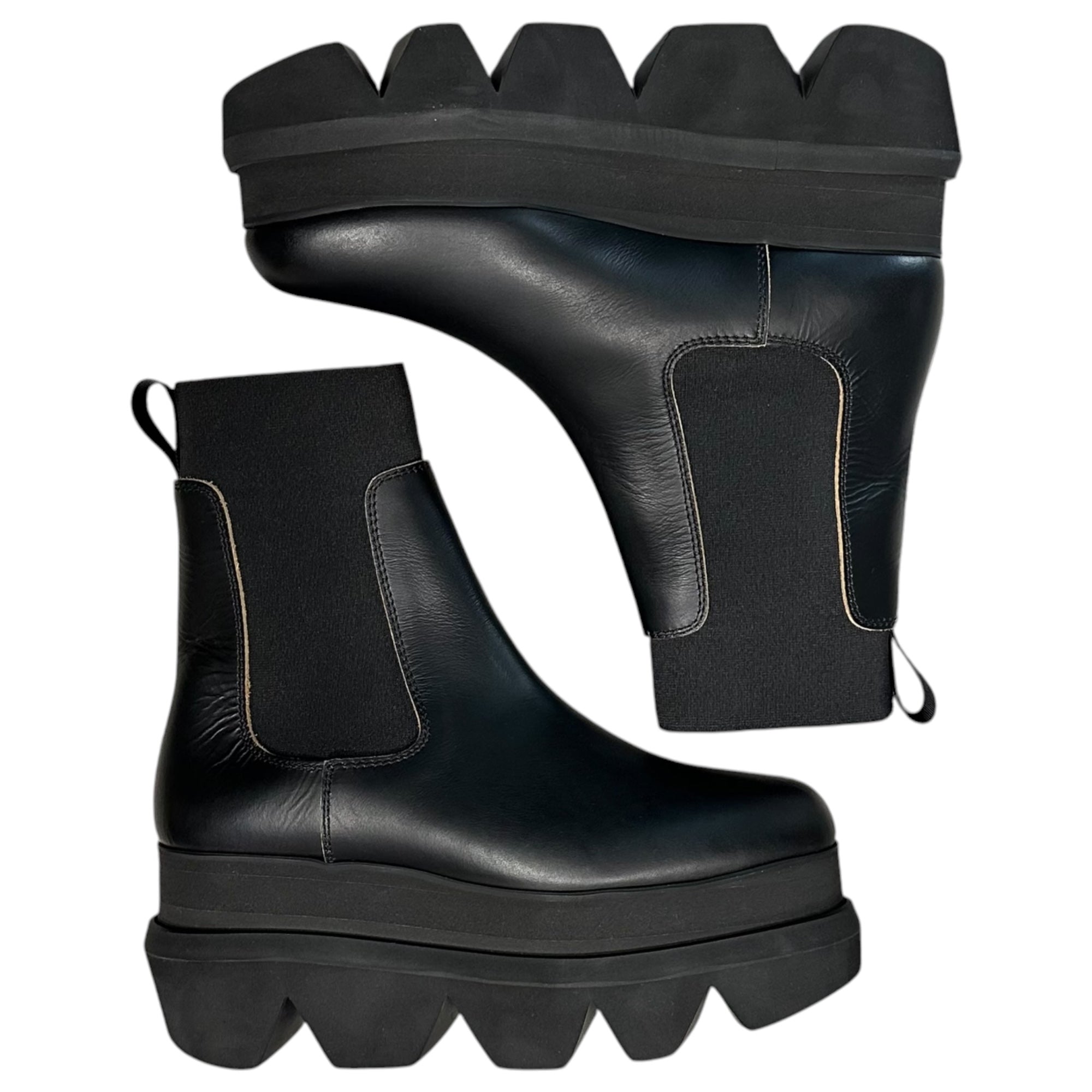sacai(サカイ) Chelsea Boots 厚底 チェルシー ブーツ SCW-257 39 ブラック サイドゴア