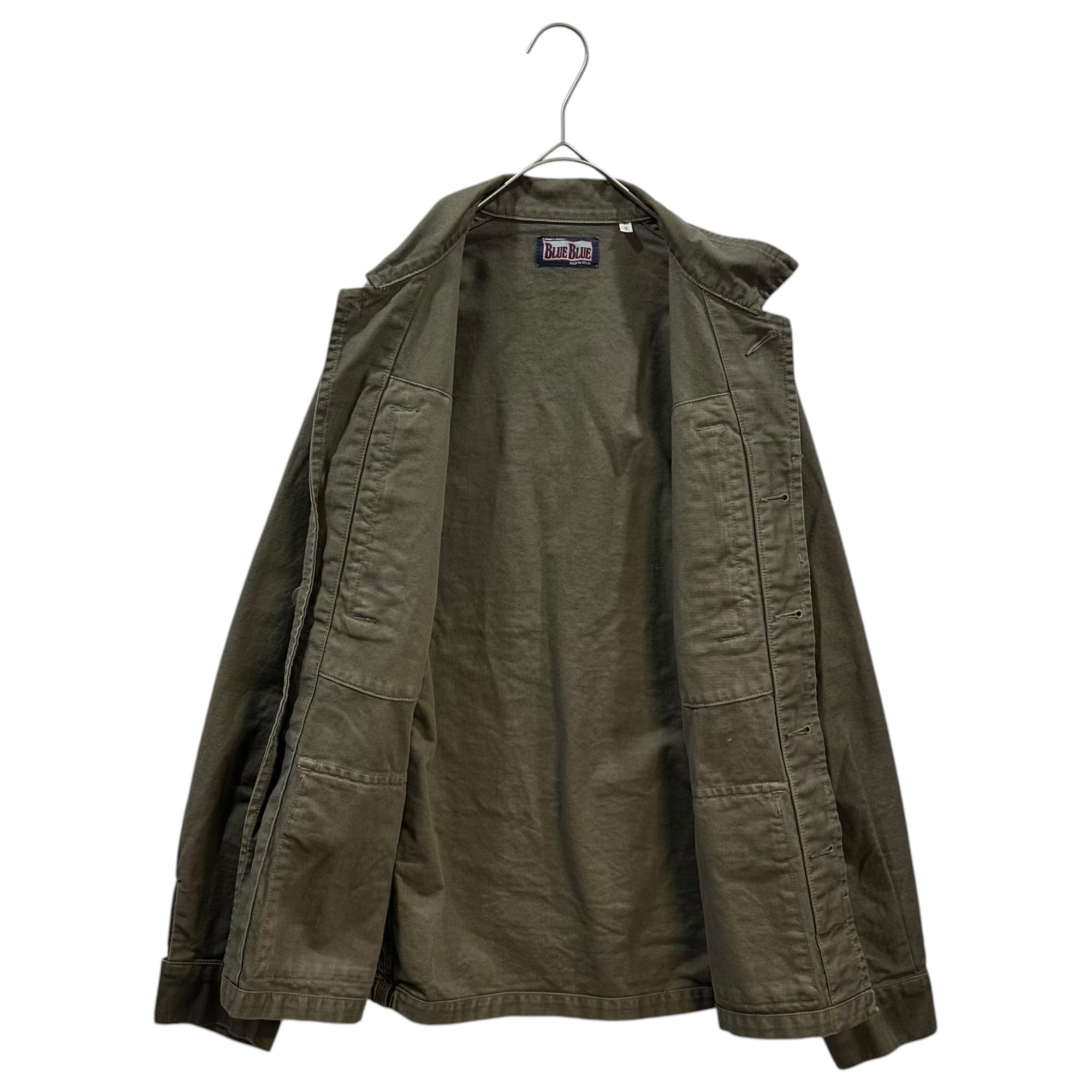 BLUE BLUE(ブルーブルー) F2 JACKET ミリタリー ジャケット 2 オリーブ フランス軍 サンプリング