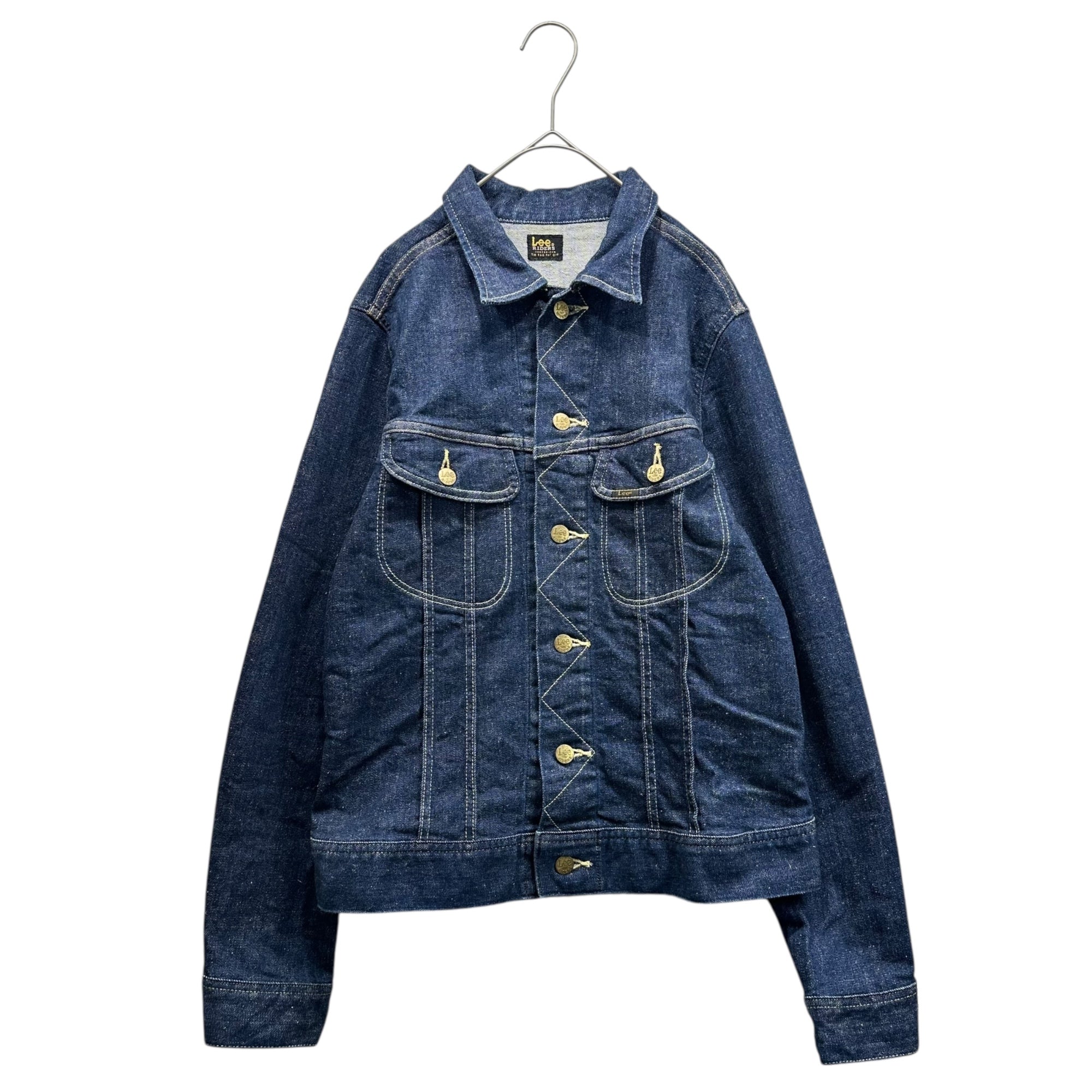LEE(リー) RIDERS Stretch Denim Trucker Jacket ストレッチ デニム トラッカー ジャケット バック ペイント LM0319 M インディゴ