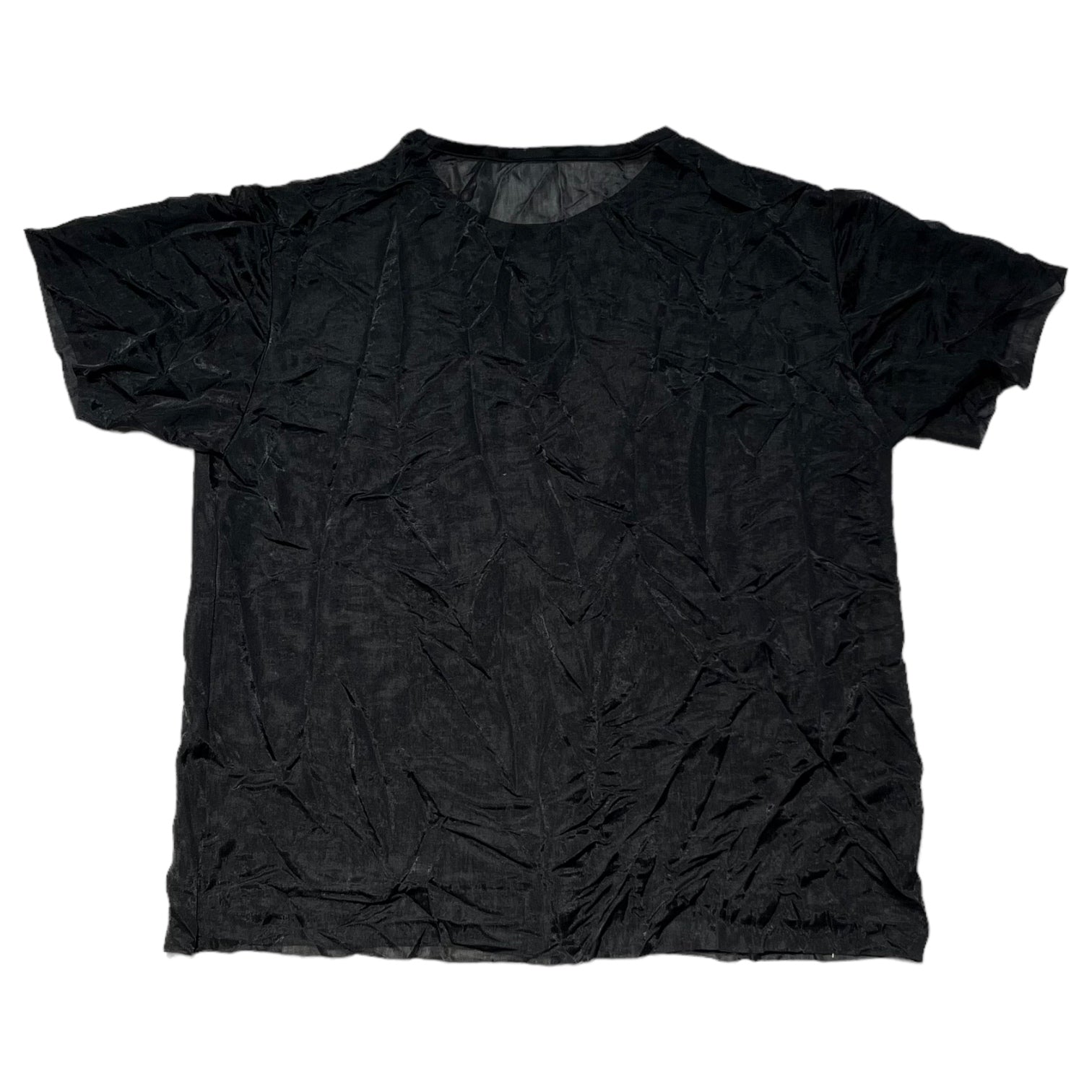 junhashimoto(ジュンハシモト) NYLON T-SHIRT ナイロン Tシャツ 1101810015 5(XL) ブラック