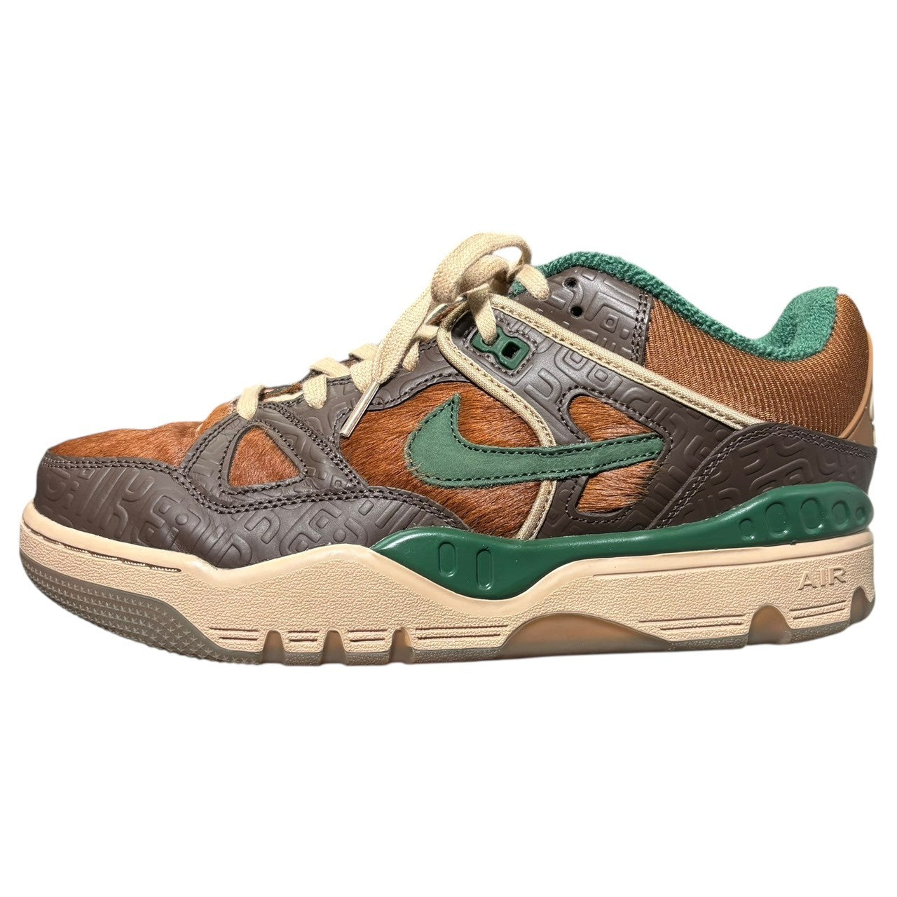 NIKE×NIGO(ナイキ×ニゴー) Air Force 3 Low SP "Baroque Brown and Pecan" エアフォース3 ロー HQ0260-201 28.5cm ブラウン×グリーン ローカット スニーカー