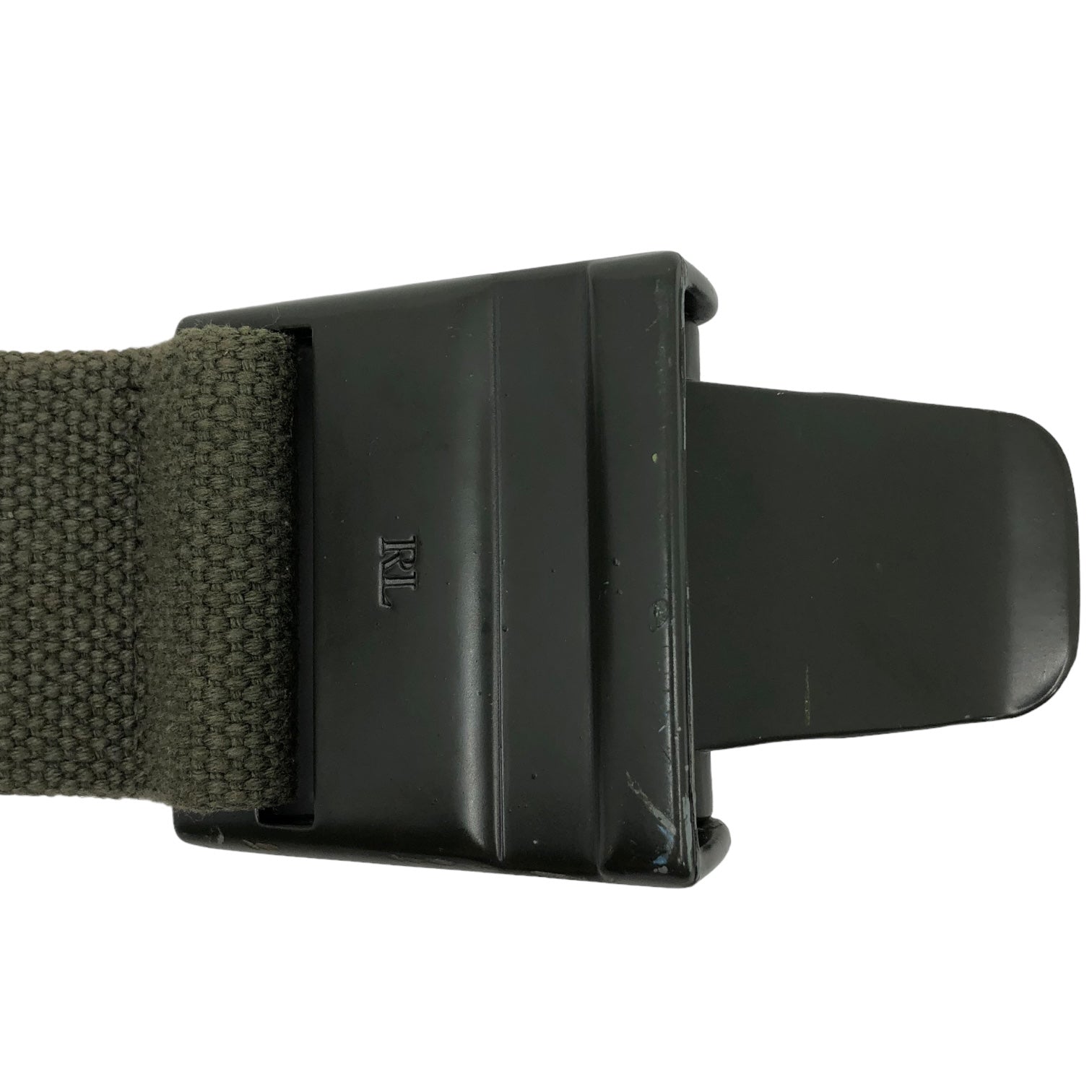 POLO RALPH LAUREN(ポロラルフローレン) military garter belt ミリタリー ガチャ ベルト カーキ 龍 刺繍