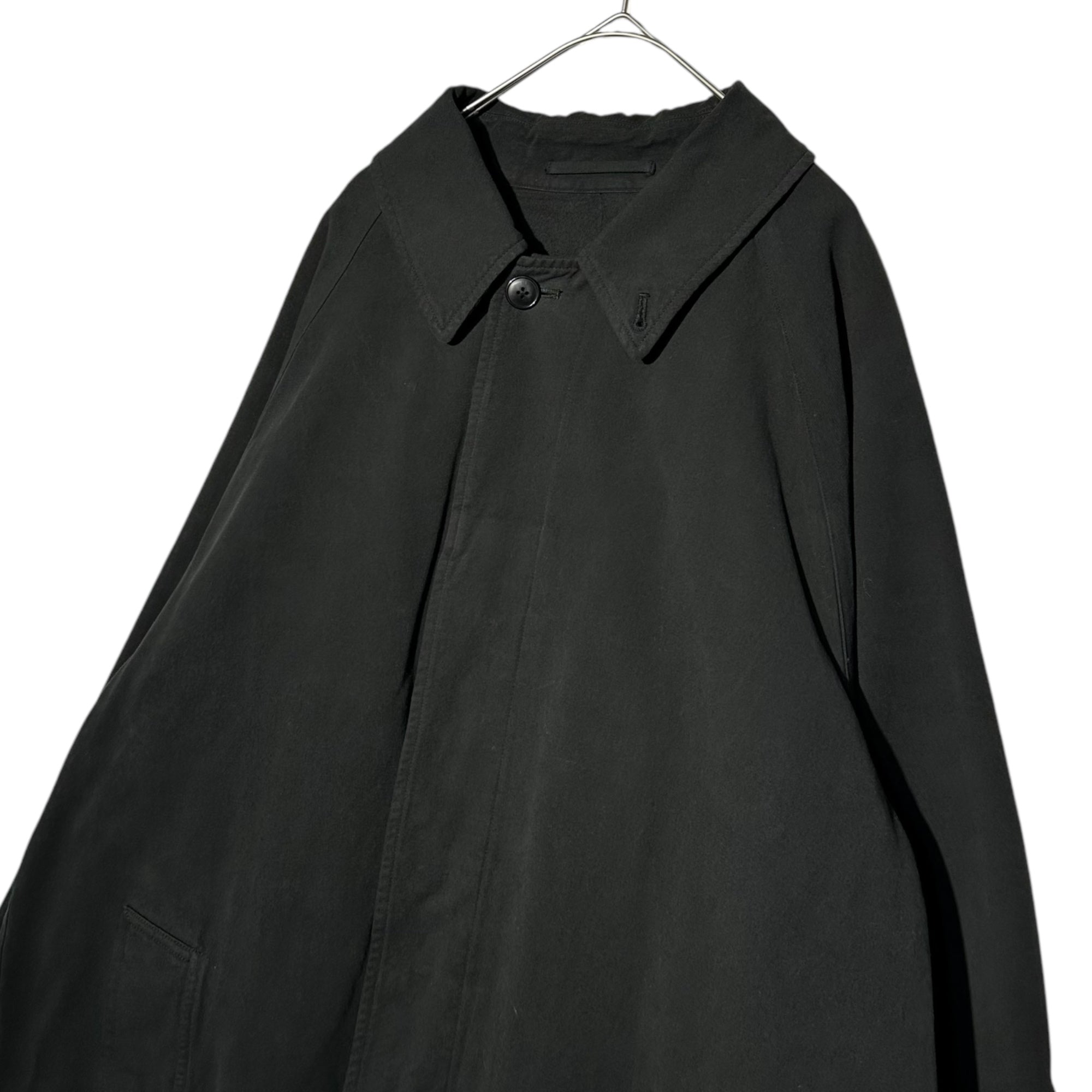 COMOLI(コモリ) 24AW Product dyed val color coat 製品染 バルカラー コート A03-04001 2(M程度) ブラック ステンカラー ロング