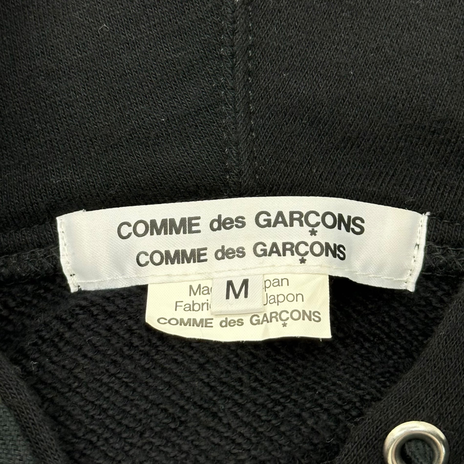 COMME des GARCONS COMME des GARCONS(コムデギャルソンコムデギャルソン) 12AW Ruffled Zip-Up Hoodie フリル ジップアップ パーカー RJ-T032 M ブラック AD2012