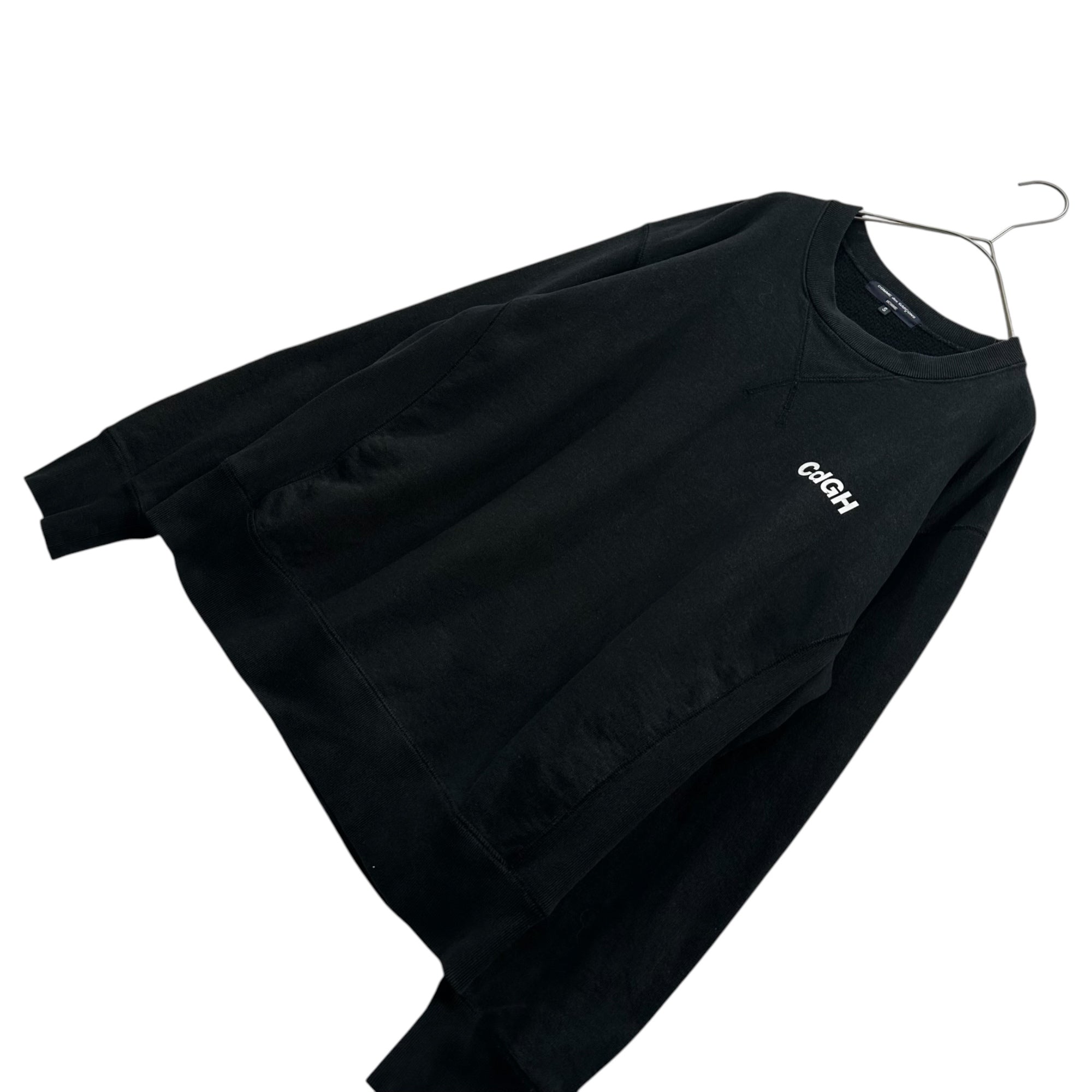 COMME des GARCONS HOMME(コムデギャルソンオム) 21SS CdGH Logo Crew Neck Sweatshirt ロゴ クルーネック スウェット HG-T015 S ブラック AD2020