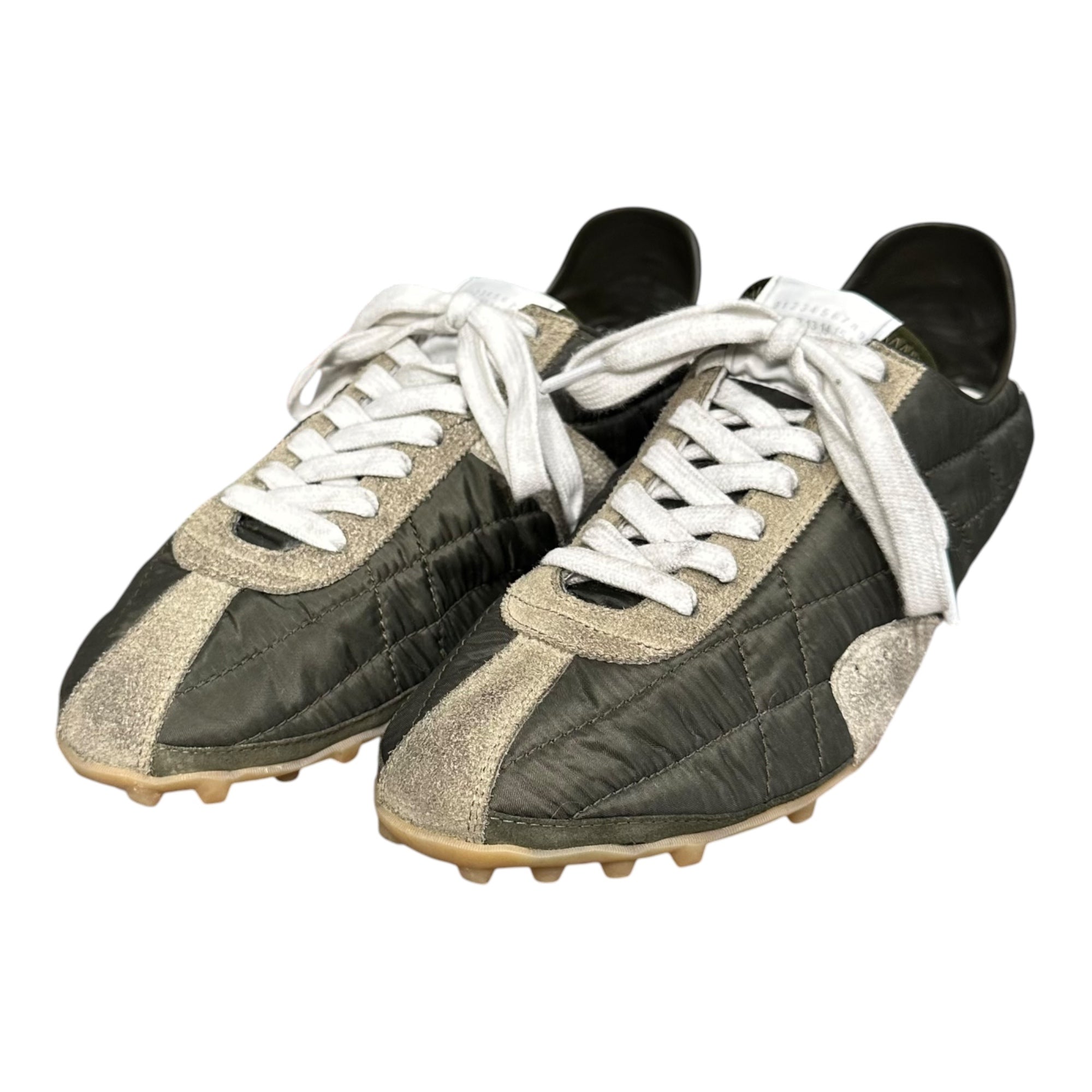 MAISON MARGIELA(メゾンマルジェラ) 25AW SPRINTERS LOW TOP スプリンターズ ローカット スニーカー S57WS0514 41 ダークグリーン×ホワイト