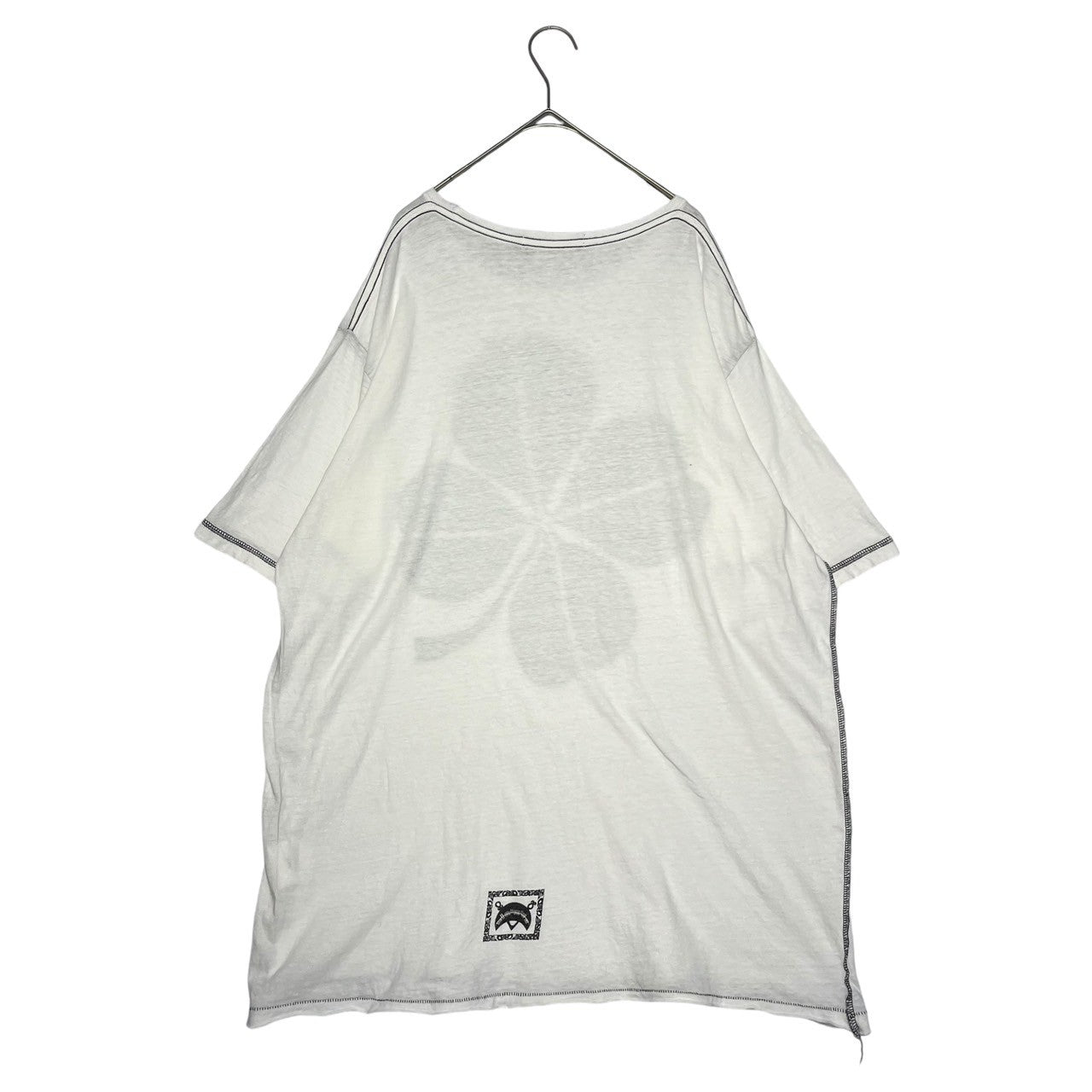 UNDERCOVERISM(アンダーカバイズム) 03SS SCAB期 four leaf clover t-shirt スキャブ 四葉のクローバー Tシャツ L ホワイト×グリーン