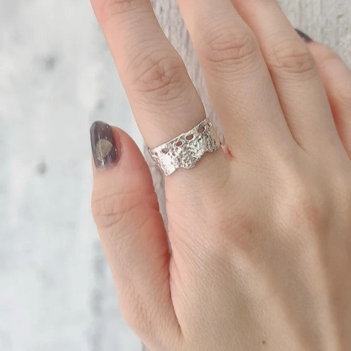 m.soeur(エムスール) リバーレースリング 1938SV #14 シルバー