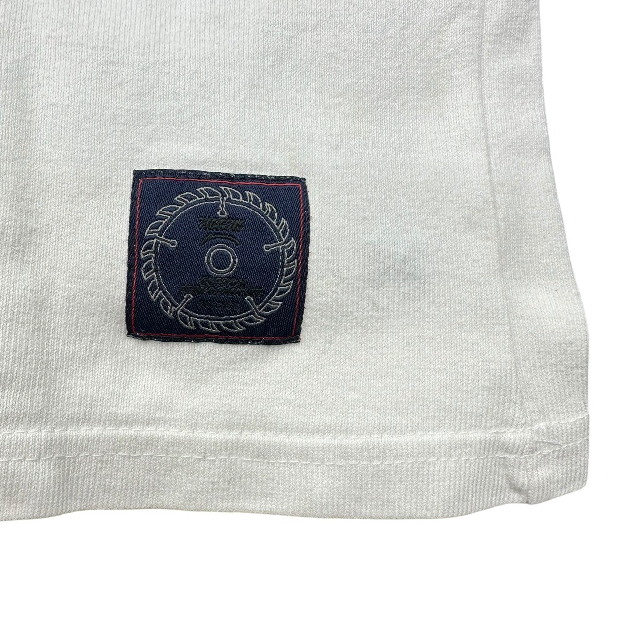 m&m CUSTOM PERFORMANCE(エムアンドエム) big star print t-shirt ビッグ スター プリント Tシャツ M ホワイト×ブルー×レッド