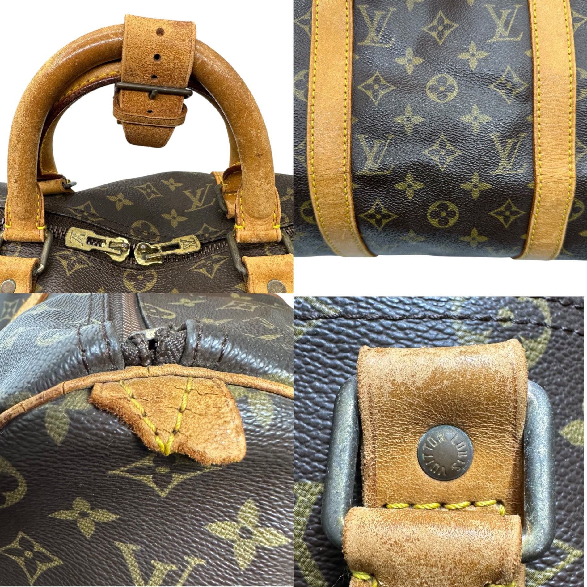 LOUIS VUITTON(ルイヴィトン) 80's keepall 50 monogram キーポル 50 モノグラム M41426 ブラウン VI874 ヴィンテージ 80年代 ボストン バッグ 旅行