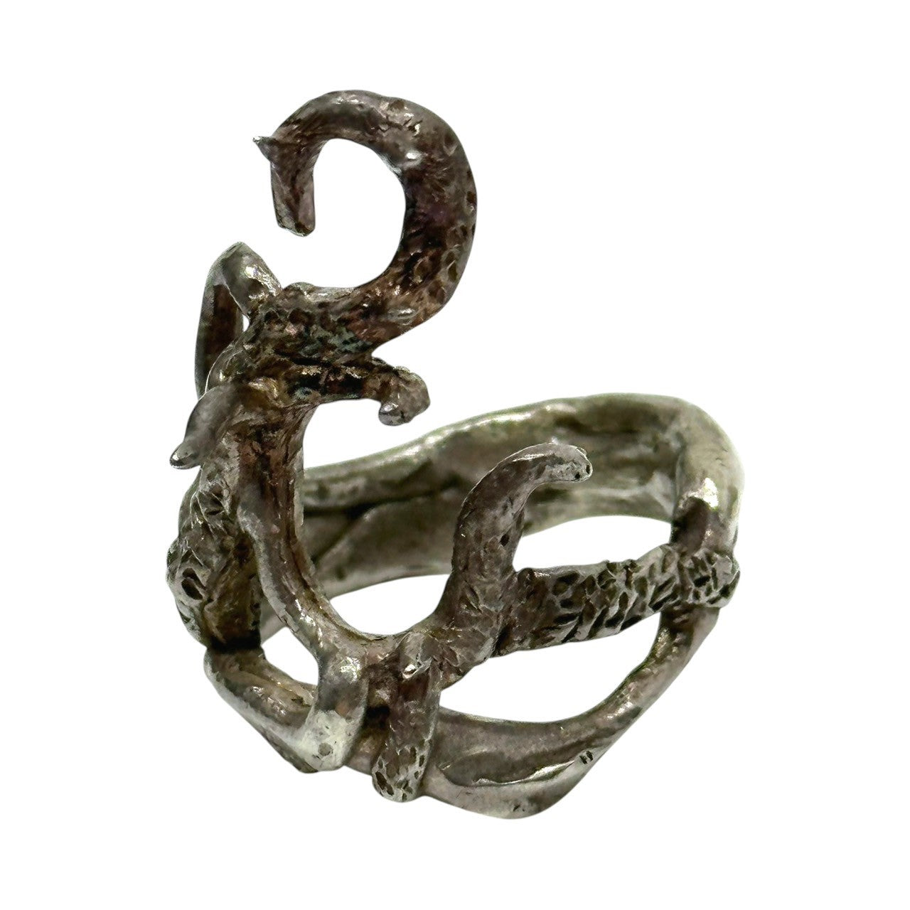 STONE BELLY(ストーンベリー) 925 Silver Thorned Dragon Tail Ring ソーンズ ドラゴンテイル リング シルバー 11号 シルバー 指輪 ストックホルム発ブランド