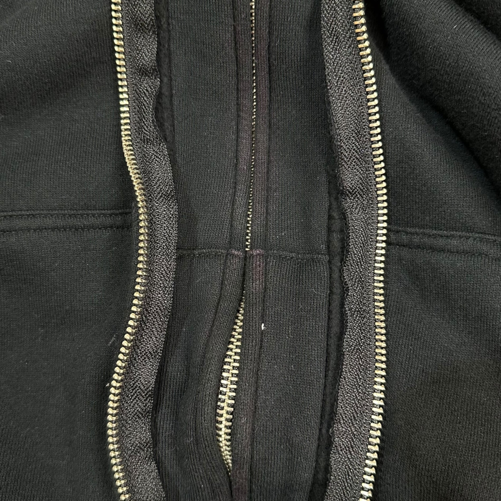 UNDERCOVERISM(アンダーカバイズム) 14SS SCAB Hagi Twin Zip Hoodie 青山限定 ハギ ツイン ジップ パーカー M9802 2 ブラック
