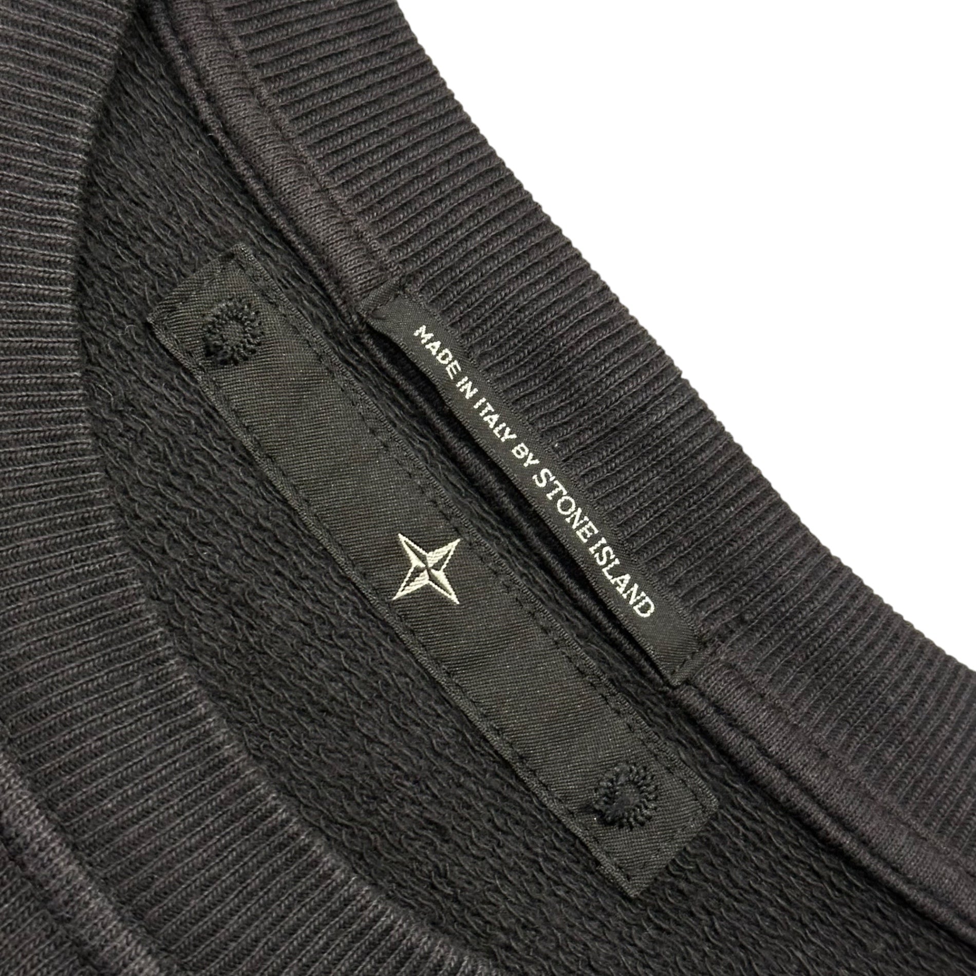 STONE ISLAND(ストーンアイランド) 2005SS By Paul Harvey Logo Sweatshirt ロゴ スウェット 42146034 L ブラック 00's ポールハーヴェイ