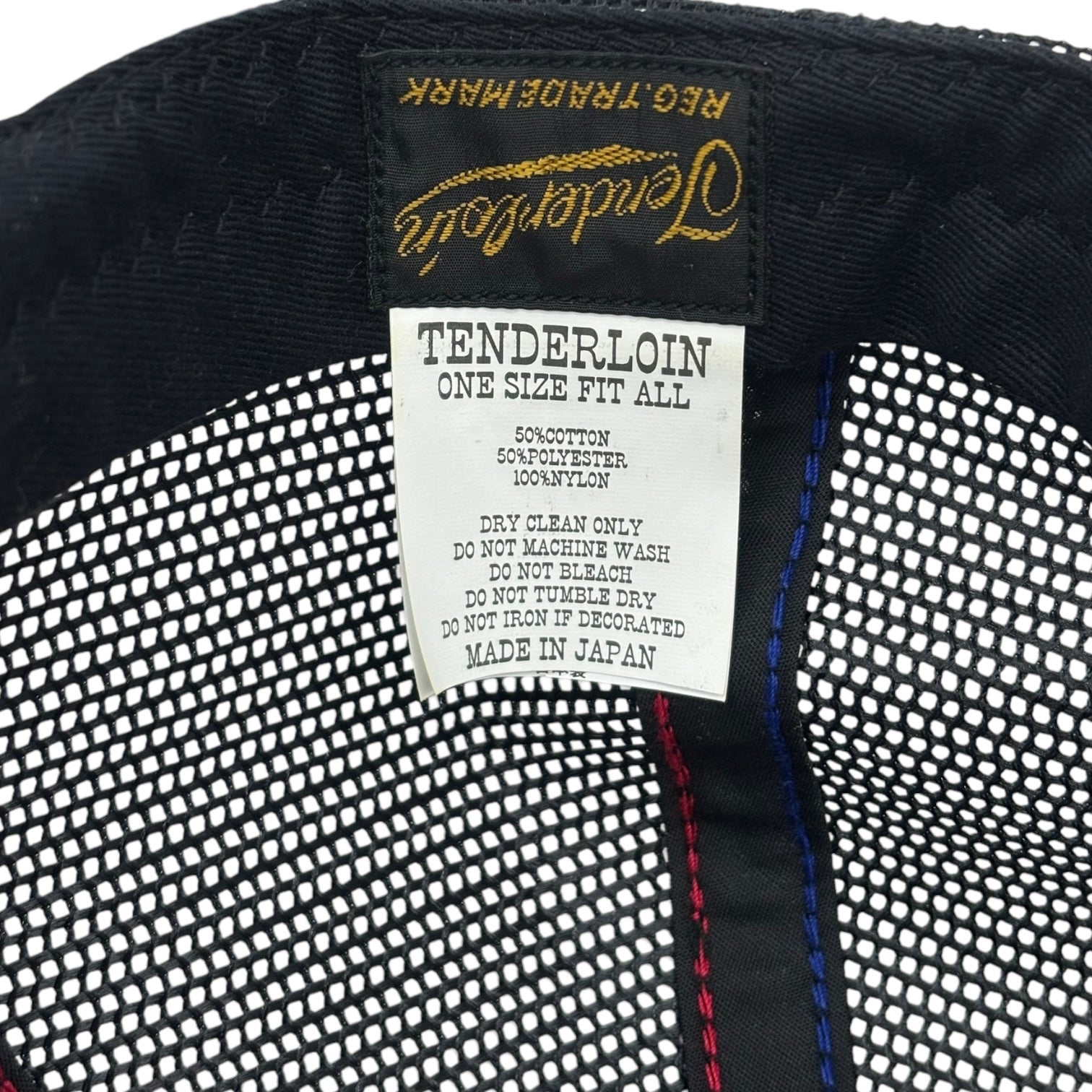 TENDERLOIN(テンダーロイン) MESH BS BLACK メッシュ トラッカーキャップ FREE ブラック